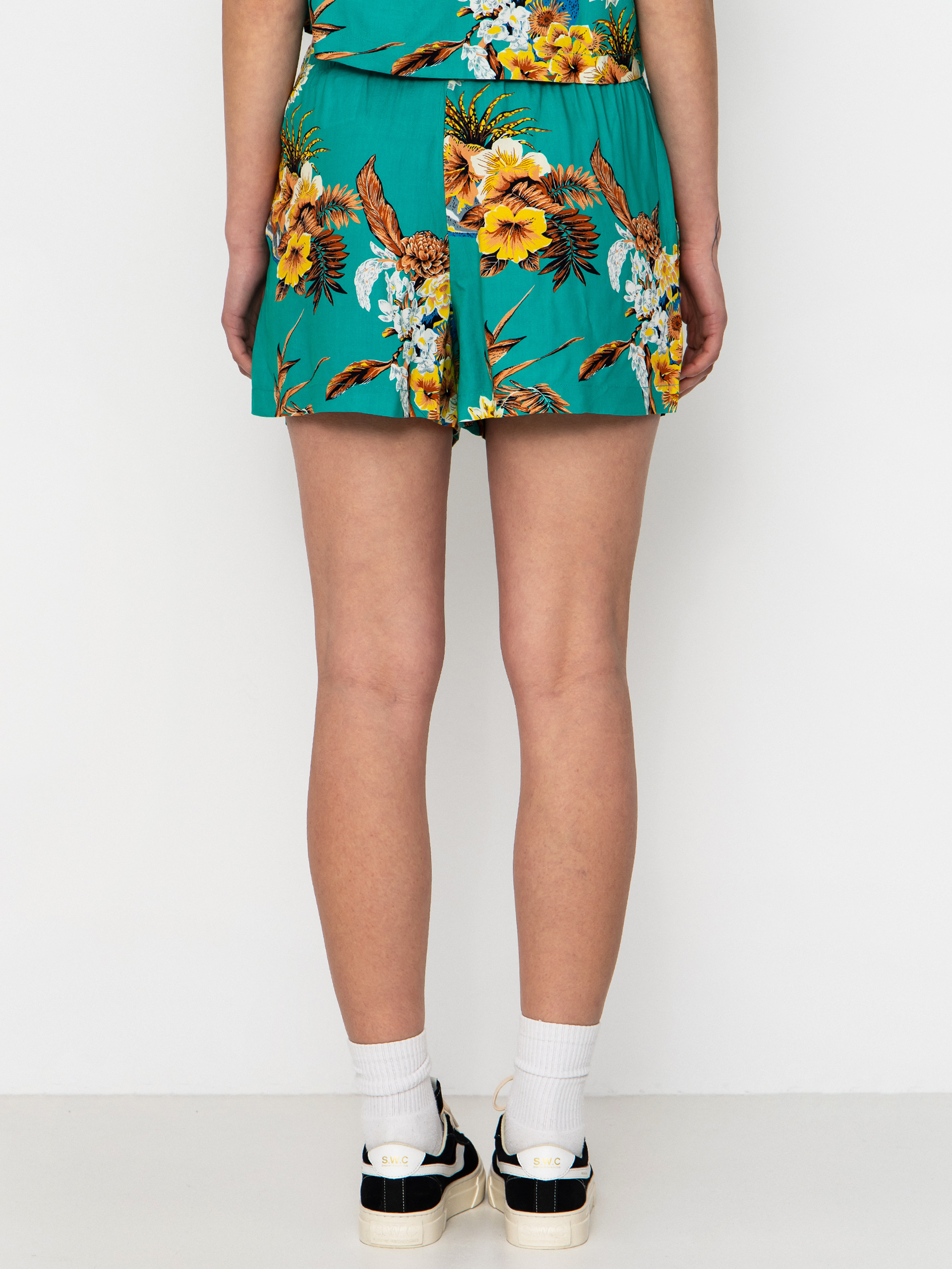 Pantaloni scurți Brixton Campos Lounge Wmn (retro green flor campos)