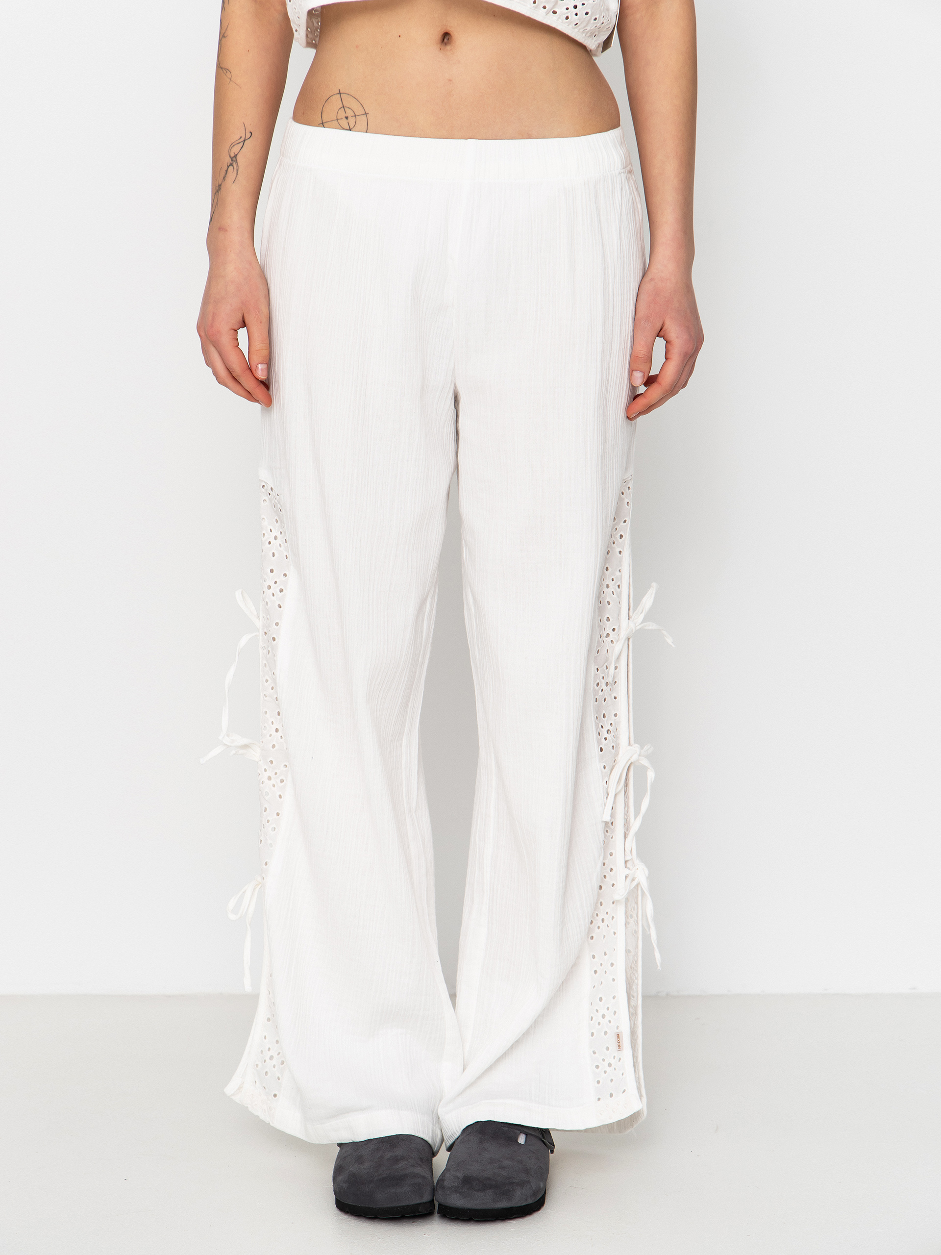 Pantaloni Brixton Seaside Eyelet Wide Leg Wmn (off white eyelet)