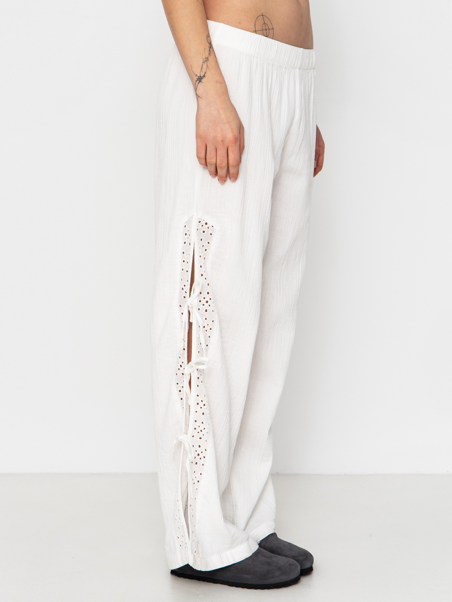 Pantaloni Brixton Seaside Eyelet Wide Leg Wmn (off white eyelet)