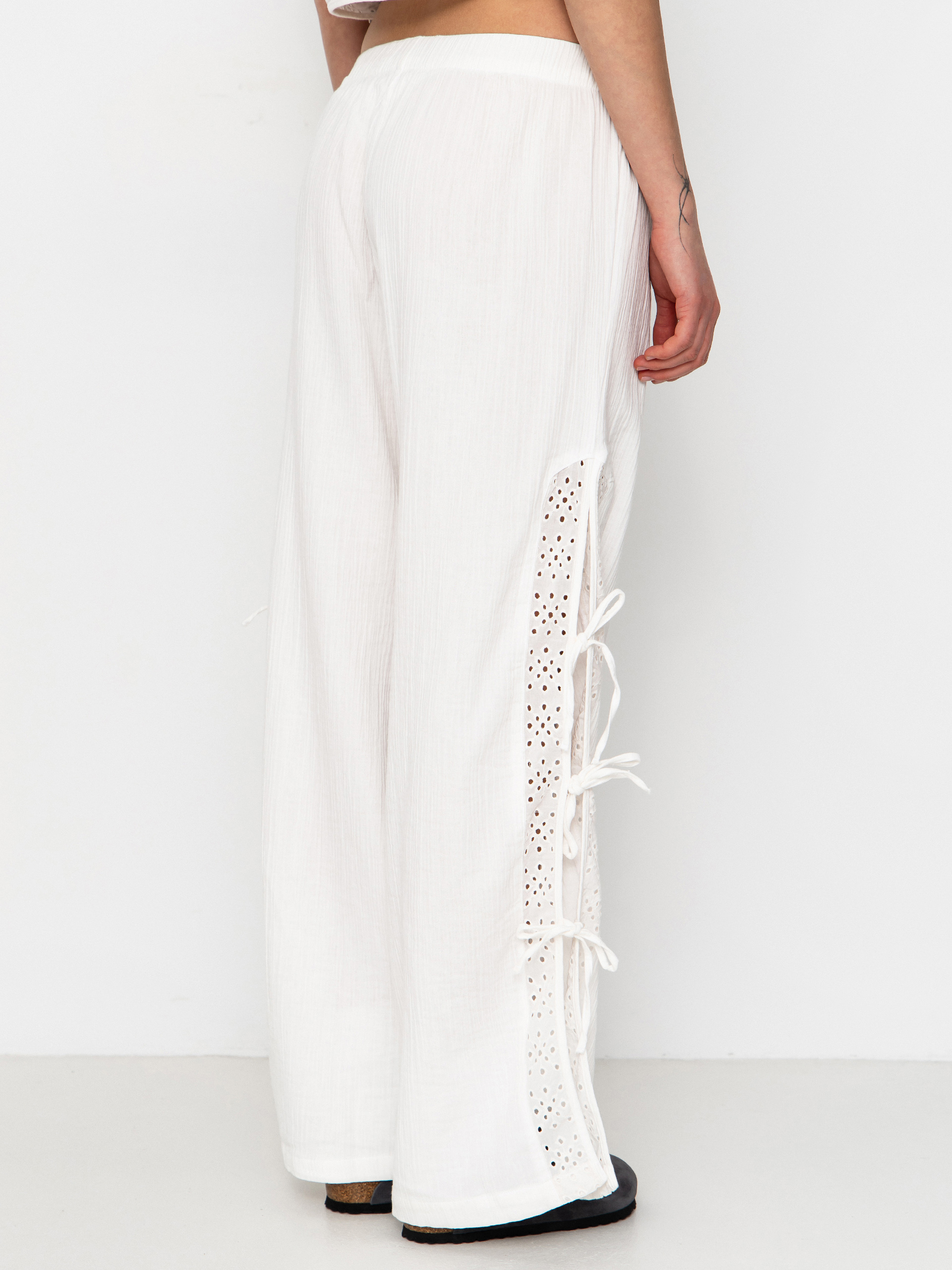Pantaloni Brixton Seaside Eyelet Wide Leg Wmn (off white eyelet)