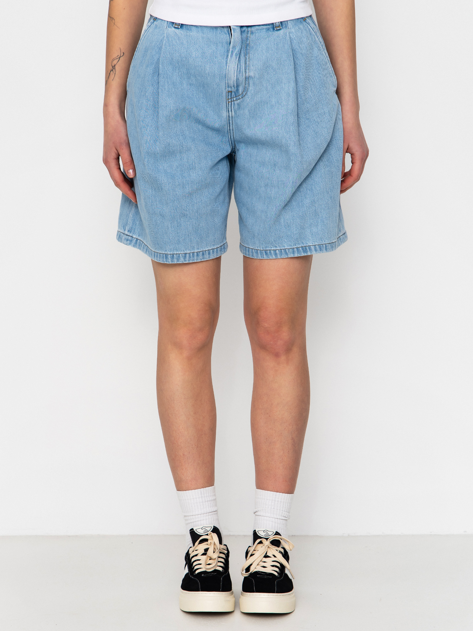 Pantaloni scurți Carhartt WIP Alta Wmn (blue stone bleached)