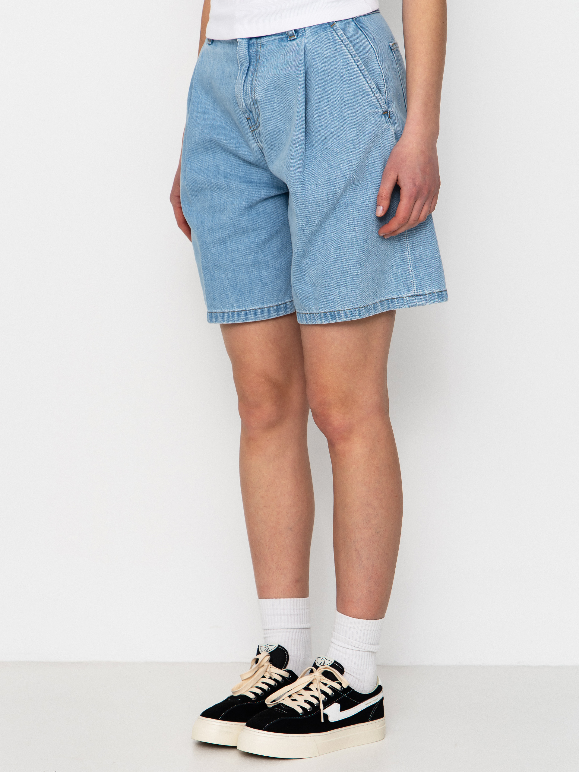 Pantaloni scurți Carhartt WIP Alta Wmn (blue stone bleached)