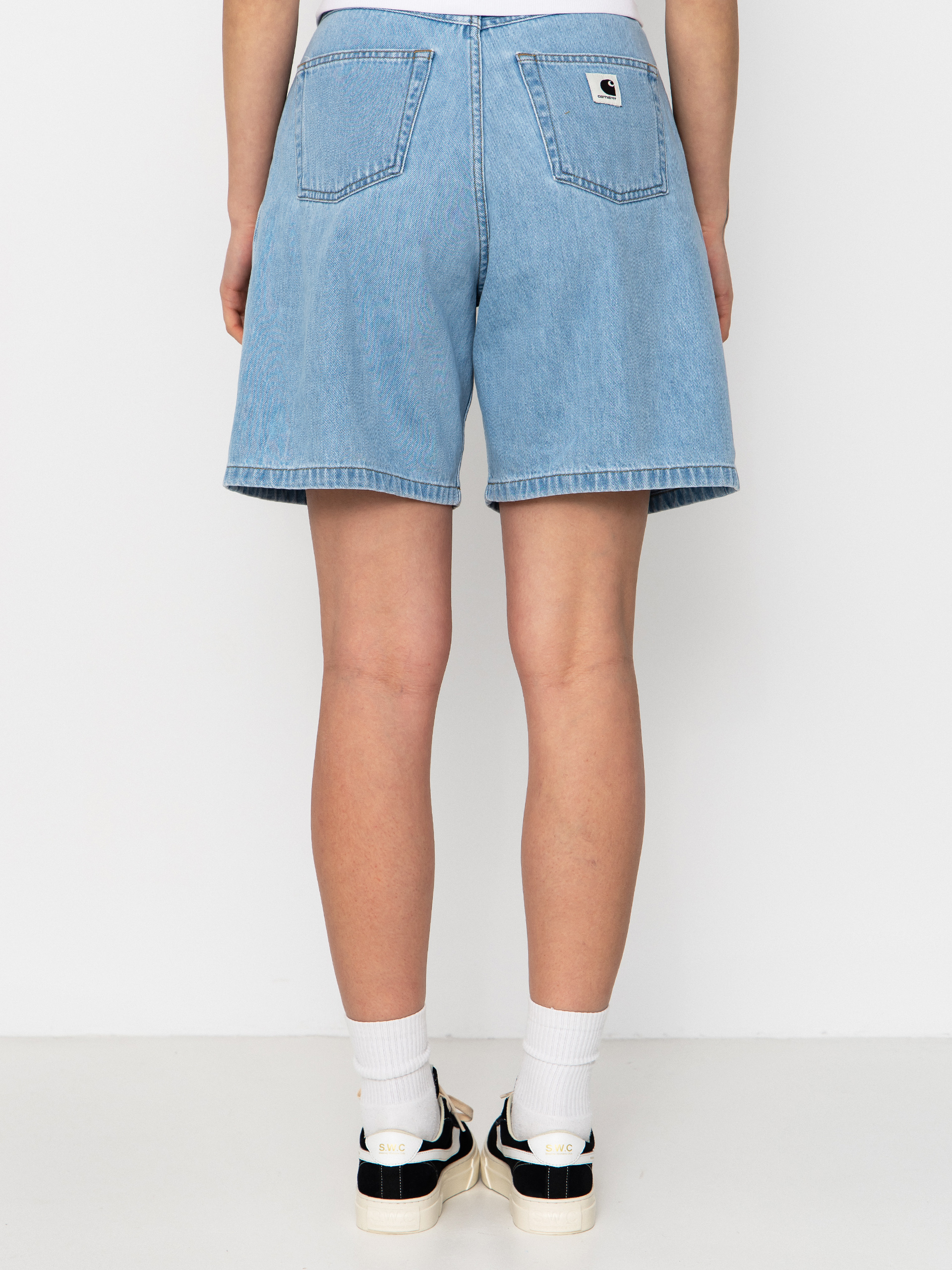 Pantaloni scurți Carhartt WIP Alta Wmn (blue stone bleached)