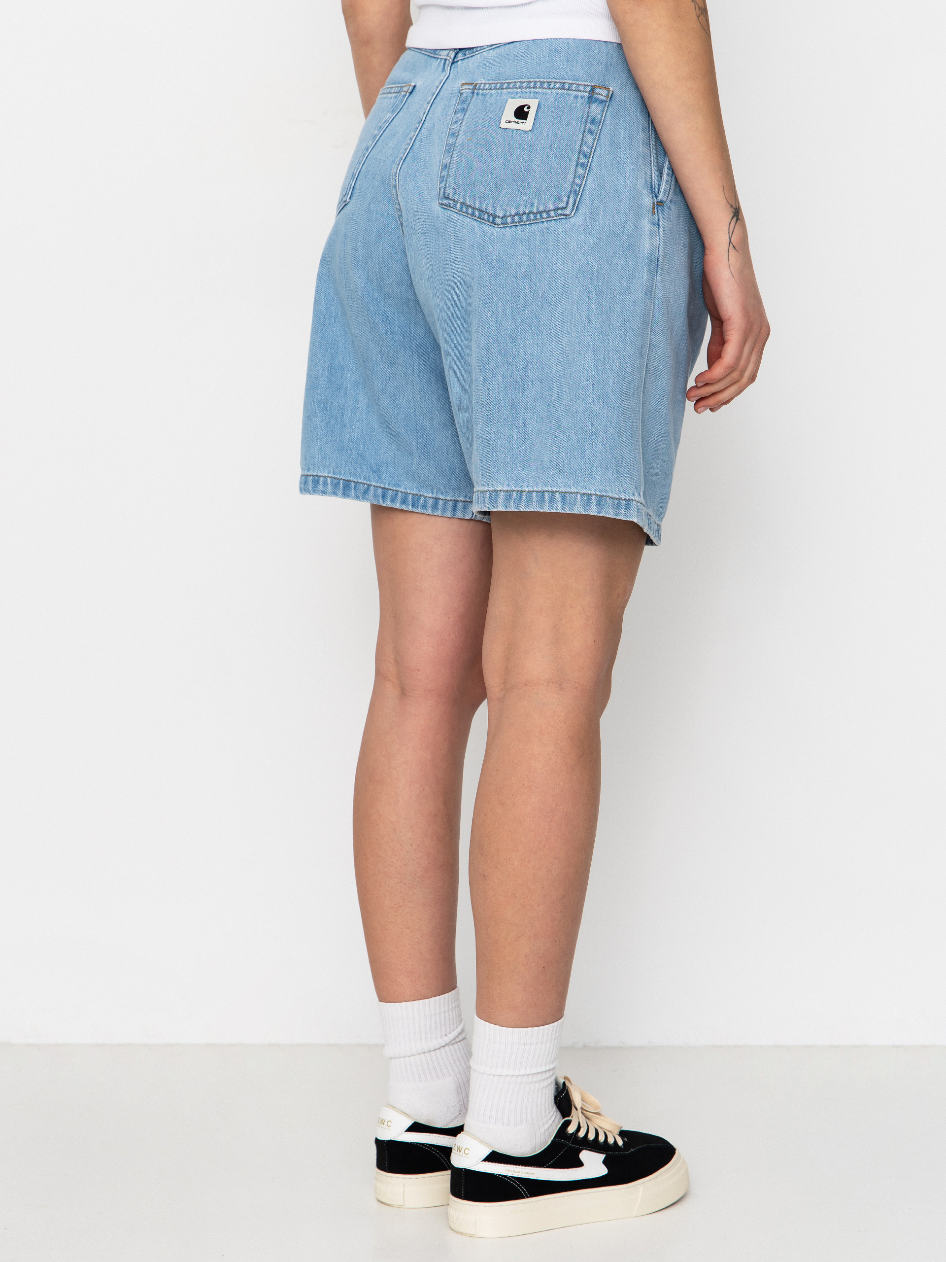 Pantaloni scurți Carhartt WIP Alta Wmn (blue stone bleached)