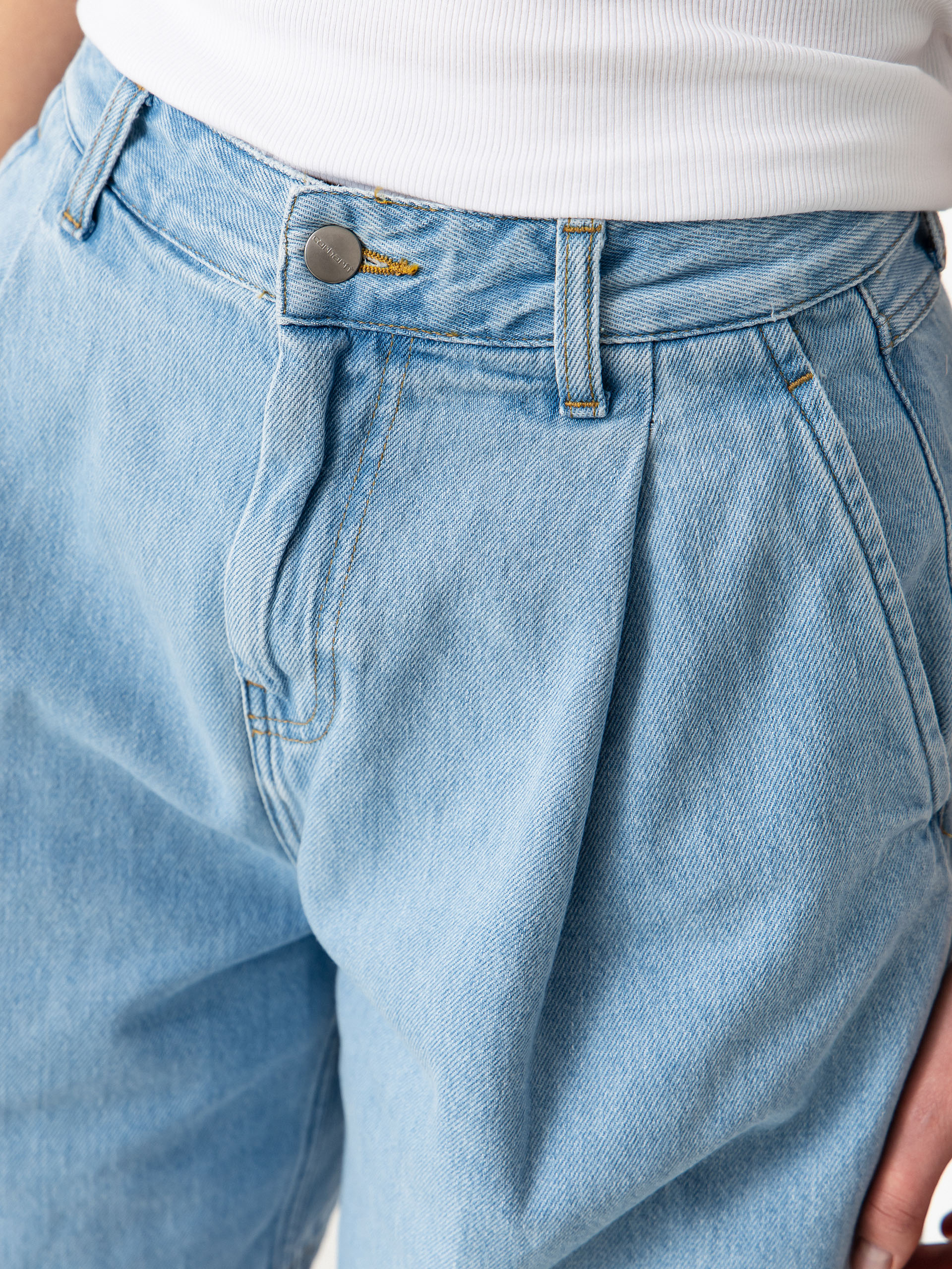 Pantaloni scurți Carhartt WIP Alta Wmn (blue stone bleached)