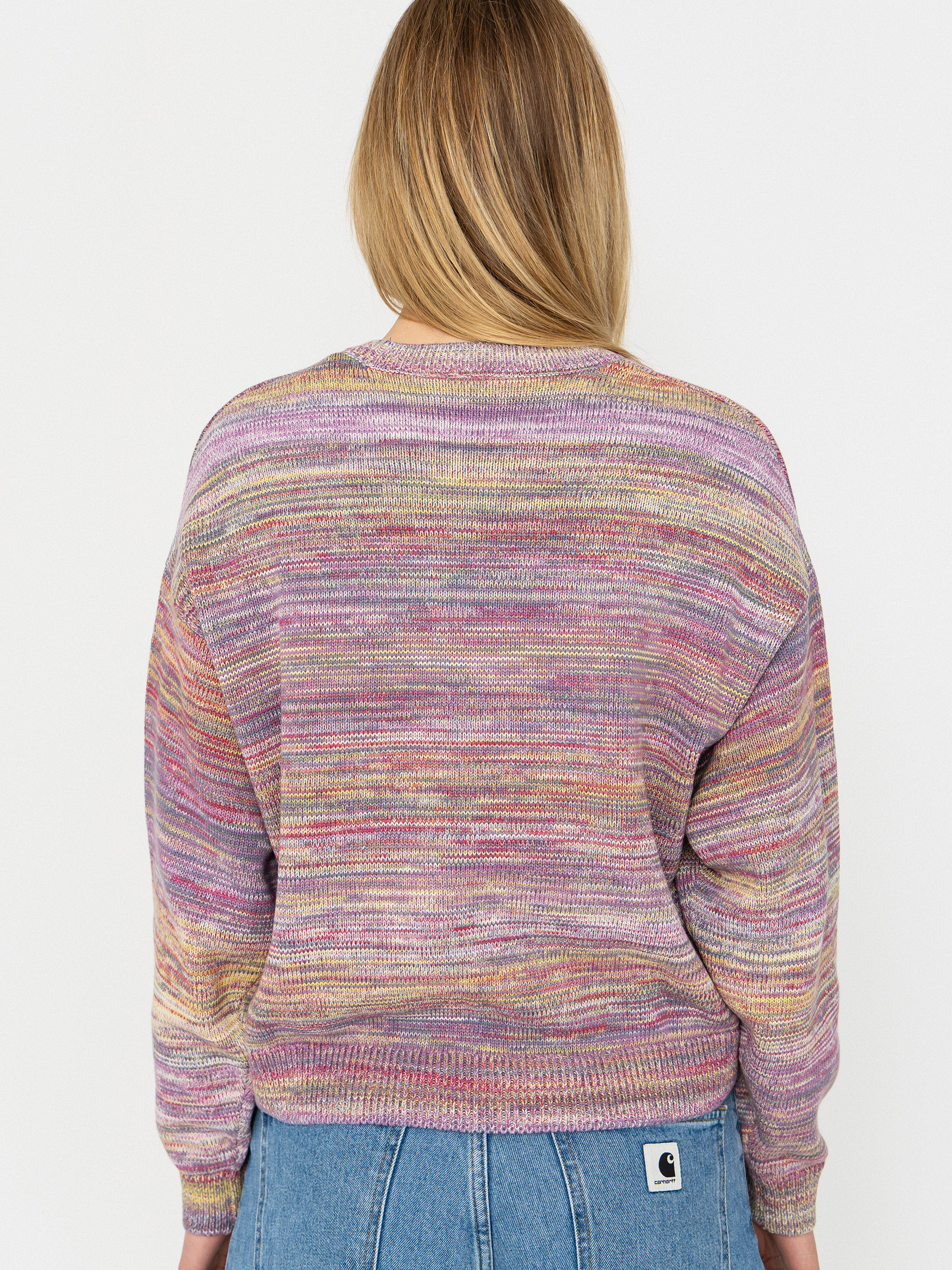 Pulover Carhartt WIP Keenaner Wmn (gradient/gentle purple)