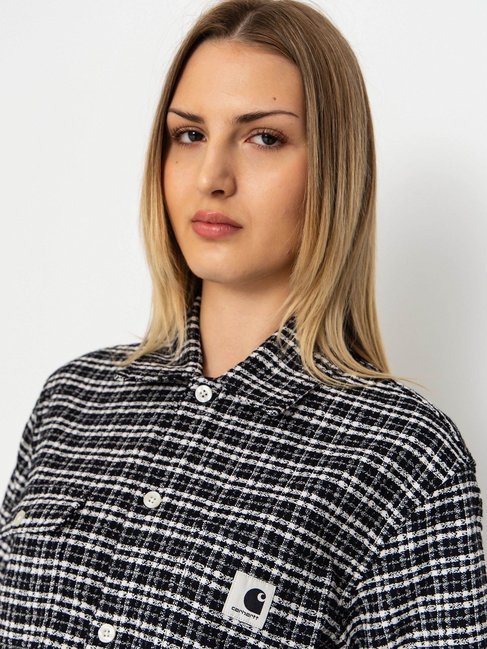 Cămașă Carhartt WIP Michigan Wmn (kander check/black)