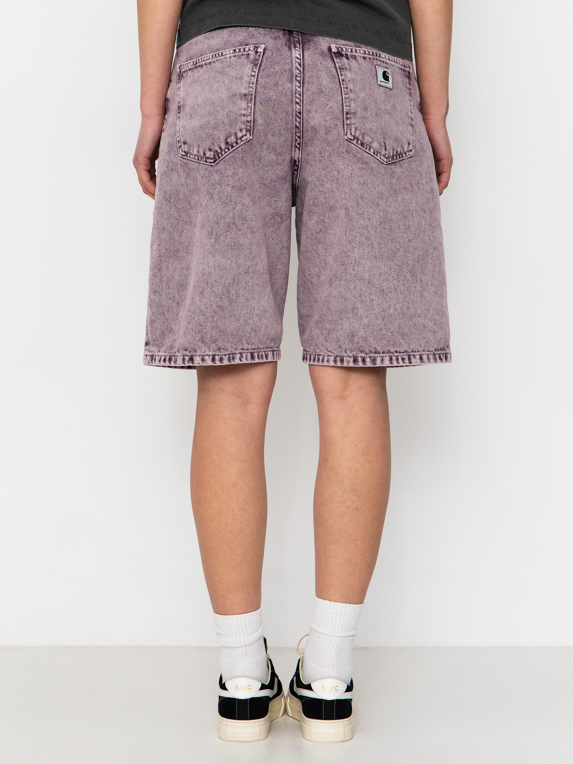 Pantaloni scurți Carhartt WIP Brandon Wmn (cozy purple chalk wash)