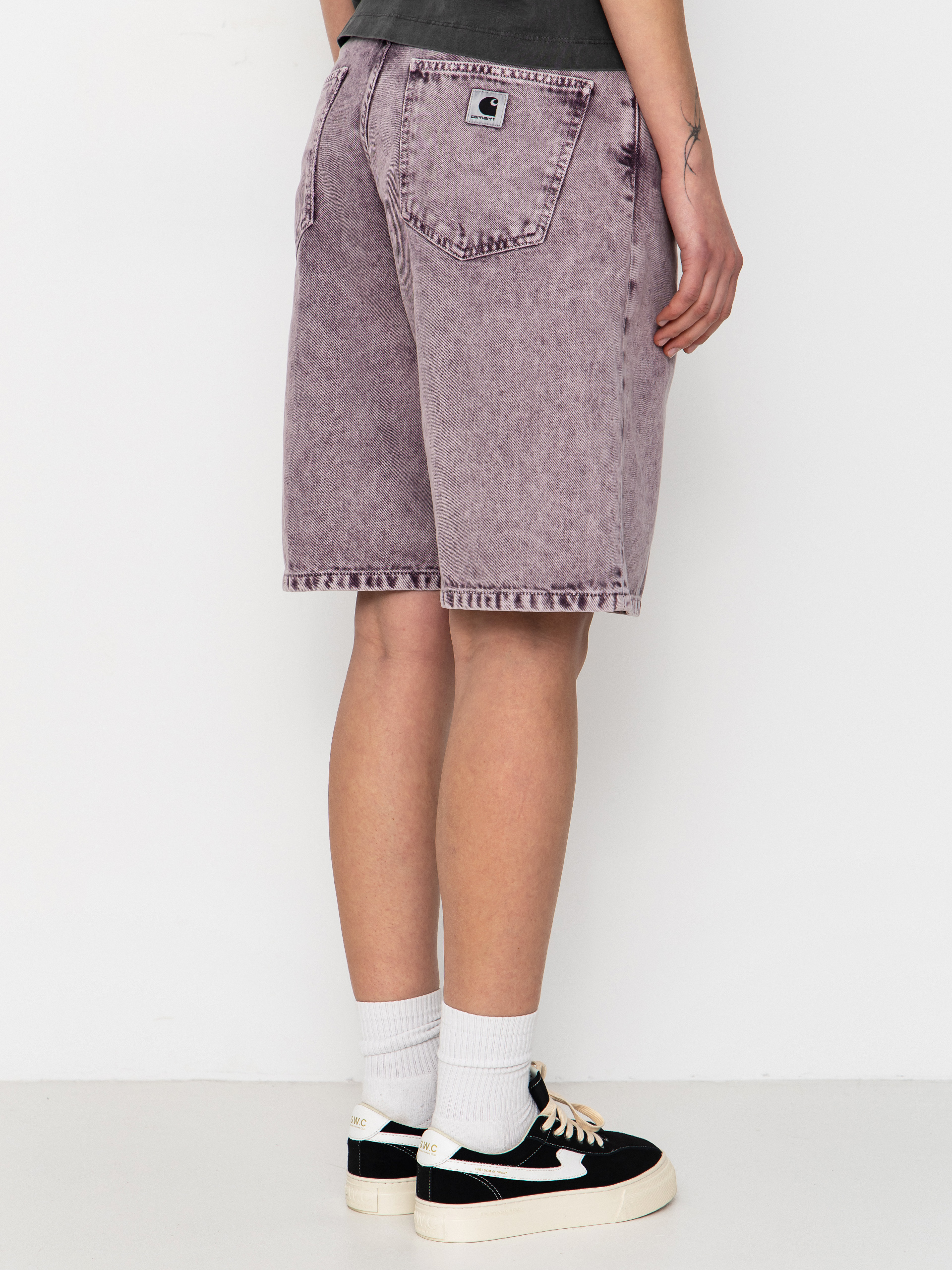 Pantaloni scurți Carhartt WIP Brandon Wmn (cozy purple chalk wash)