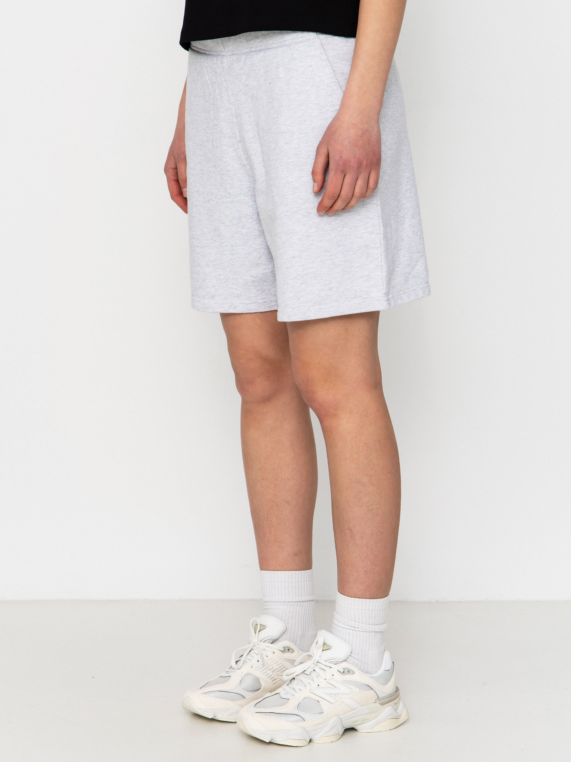 Pantaloni scurți Carhartt WIP Brenta Wmn (ash heather/white)