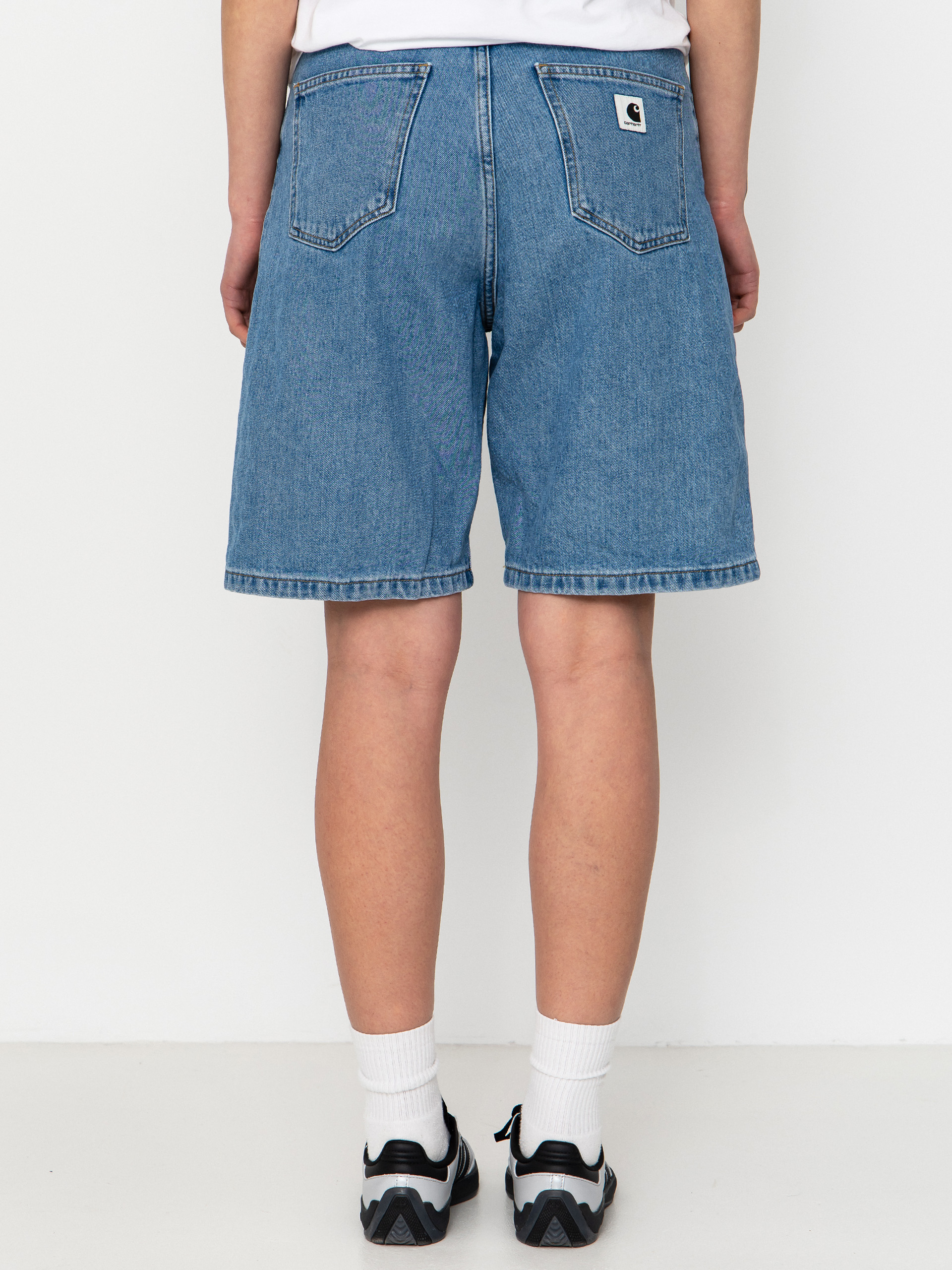 Pantaloni scurți Carhartt WIP Brandon Wmn (blue stone bleached)