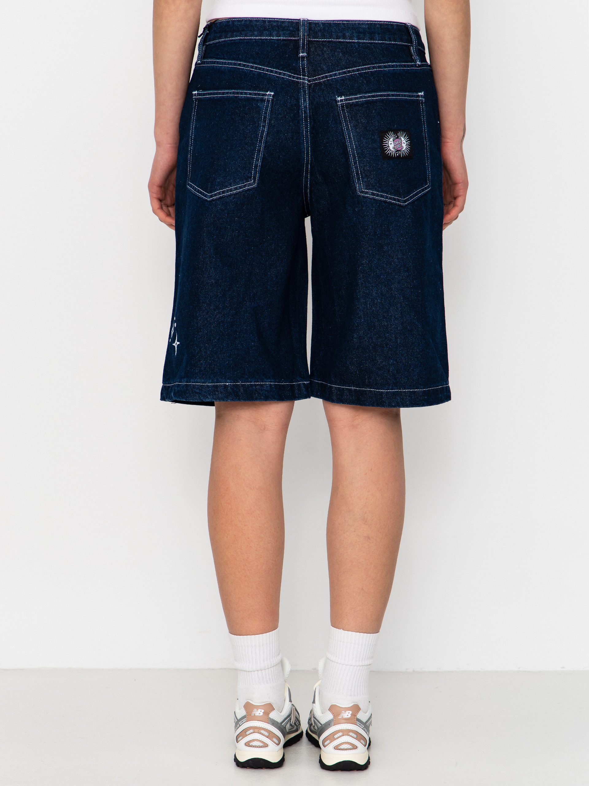 Pantaloni scurți Santa Cruz Split Sun Wmn (dark denim)