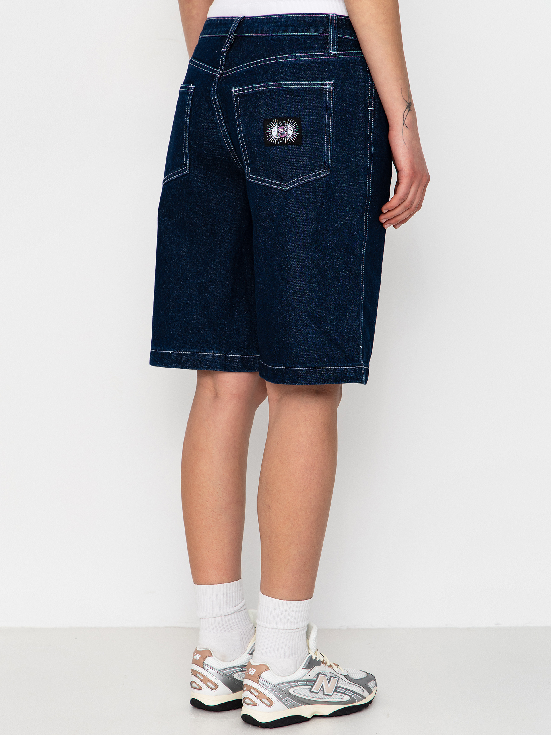 Pantaloni scurți Santa Cruz Split Sun Wmn (dark denim)