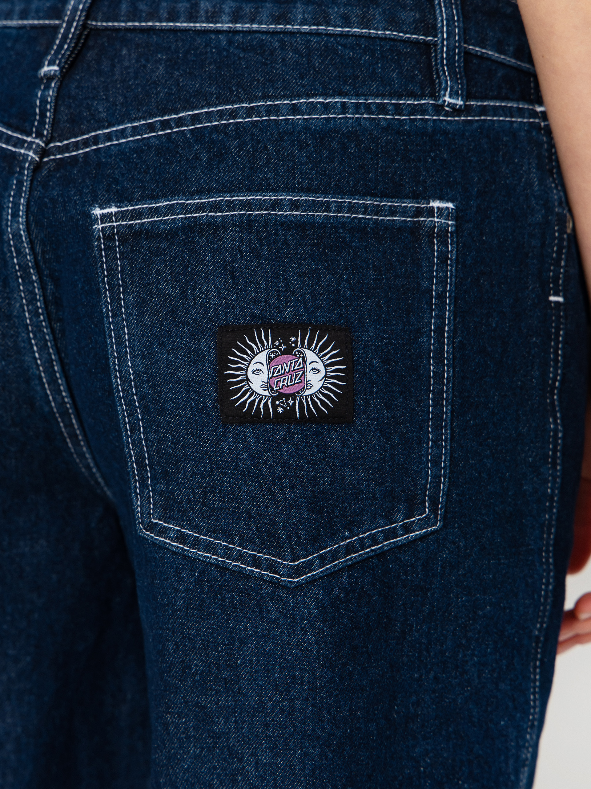 Pantaloni scurți Santa Cruz Split Sun Wmn (dark denim)