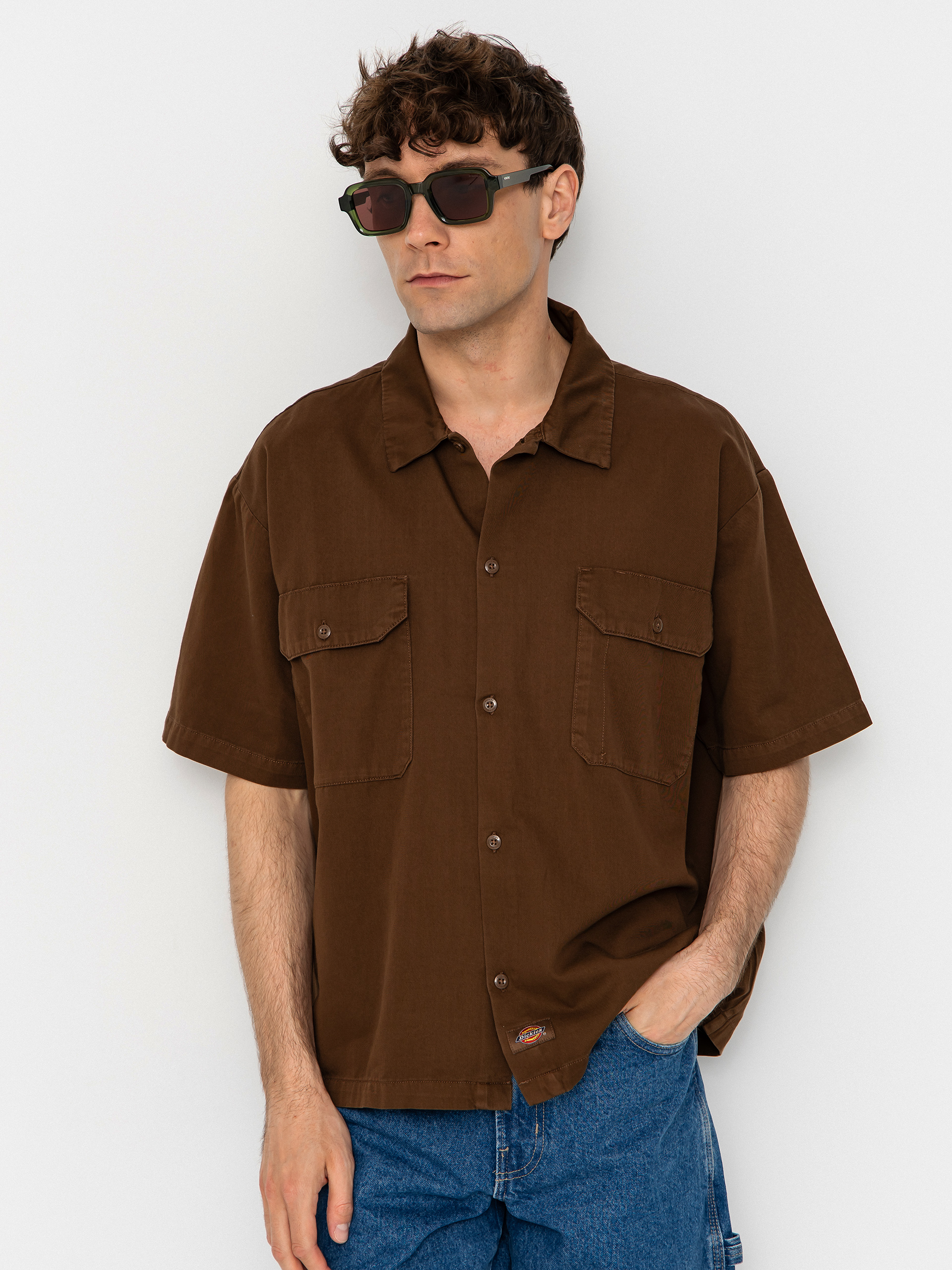 Cu0103mau0219u0103 Dickies 247 Garment Dyed Work (timber brown)