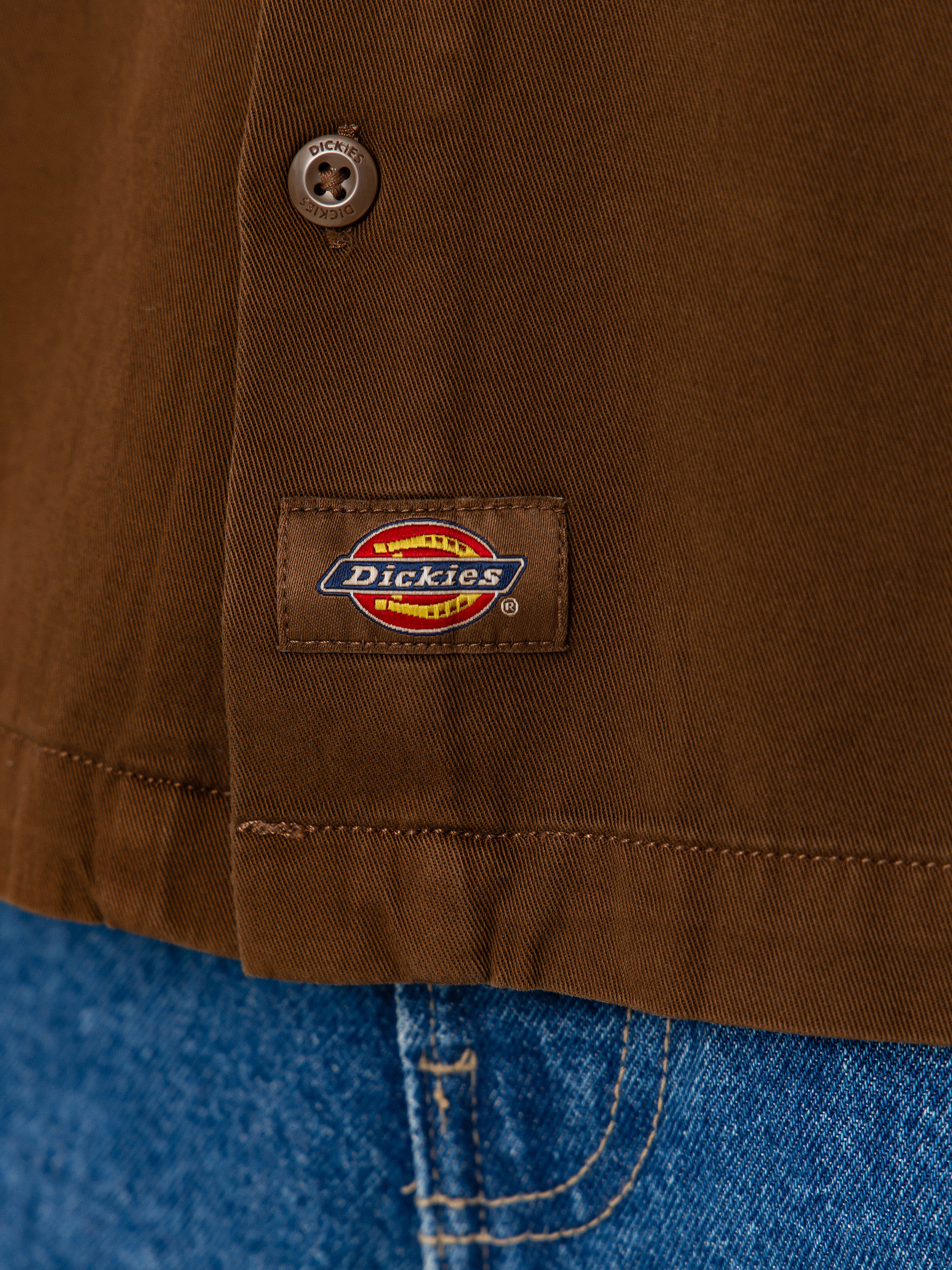 Cămașă Dickies 247 Garment Dyed Work (timber brown)