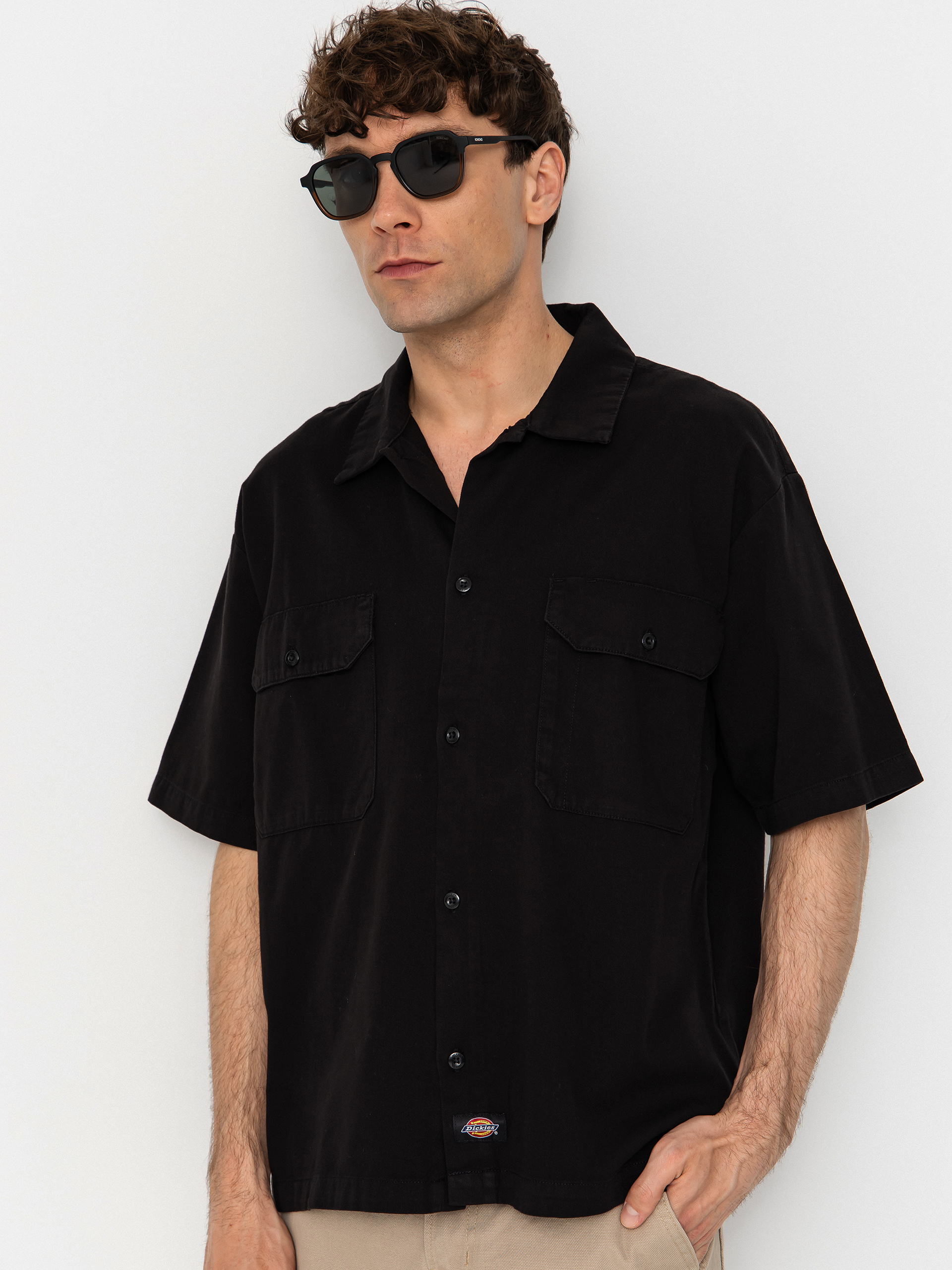 Cămașă Dickies 247 Garment Dyed Work (black)