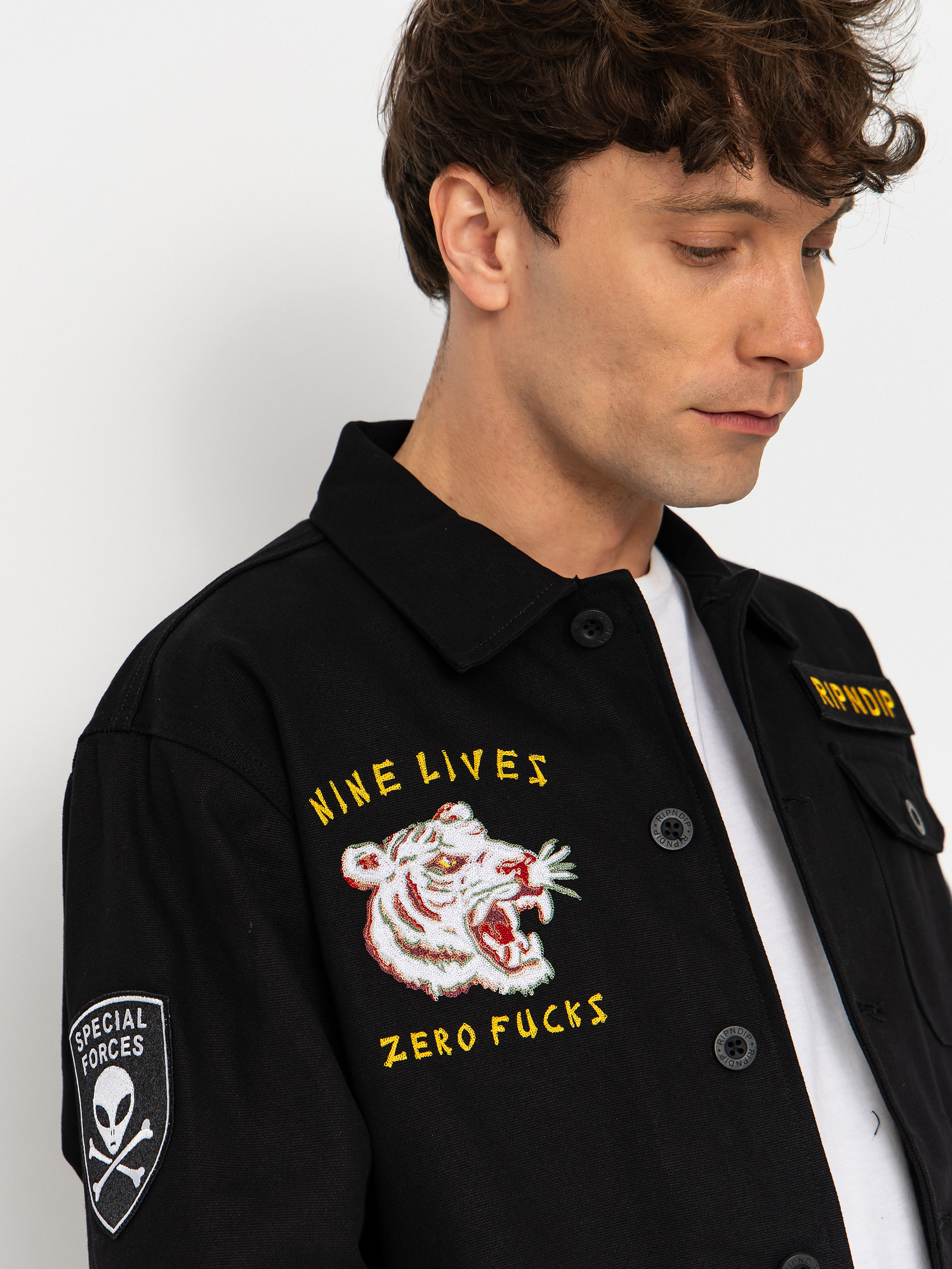 Geacă RipNDip Nine Militarty (black)
