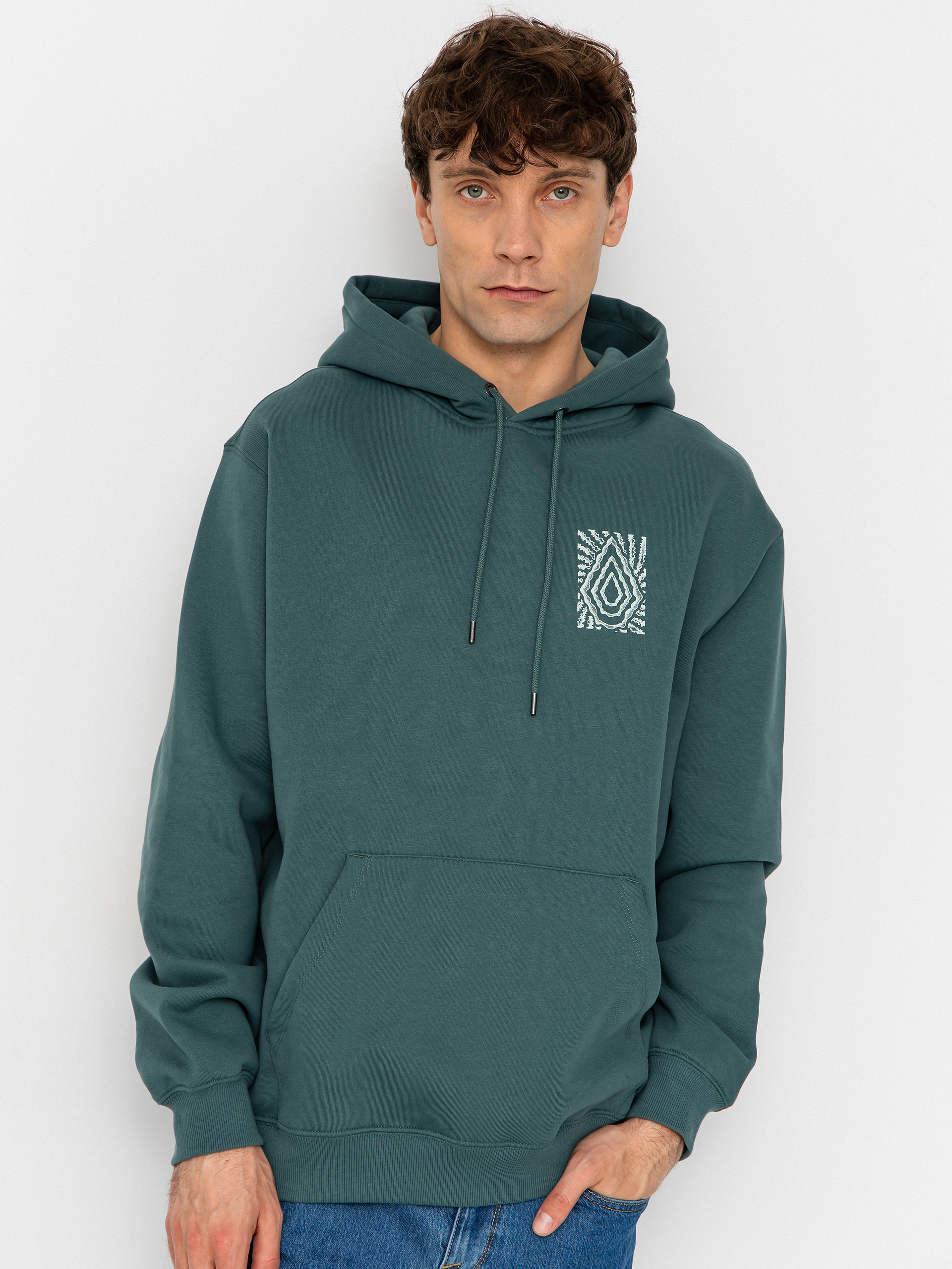 Hanorac cu glugu0103 Volcom Watanite HD (rifle green)