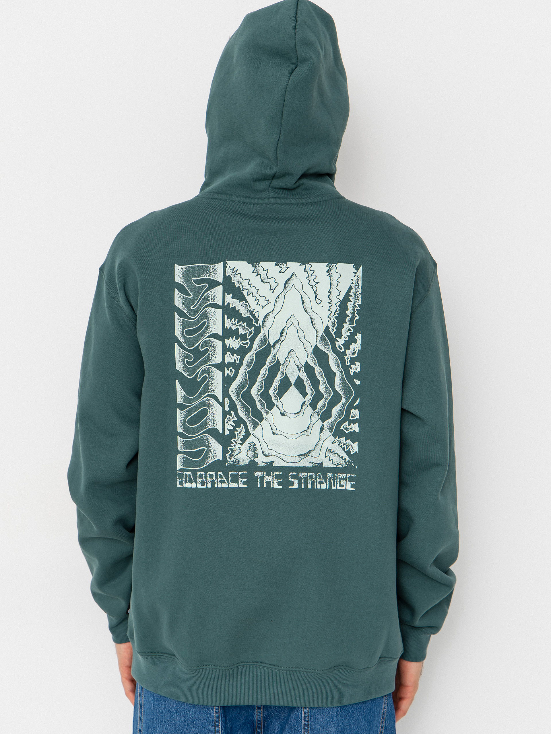 Hanorac cu glugă Volcom Watanite HD (rifle green)