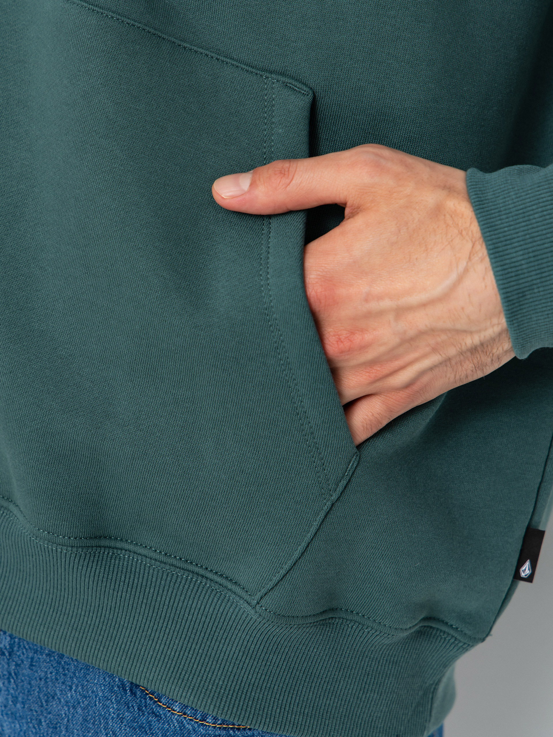 Hanorac cu glugă Volcom Watanite HD (rifle green)