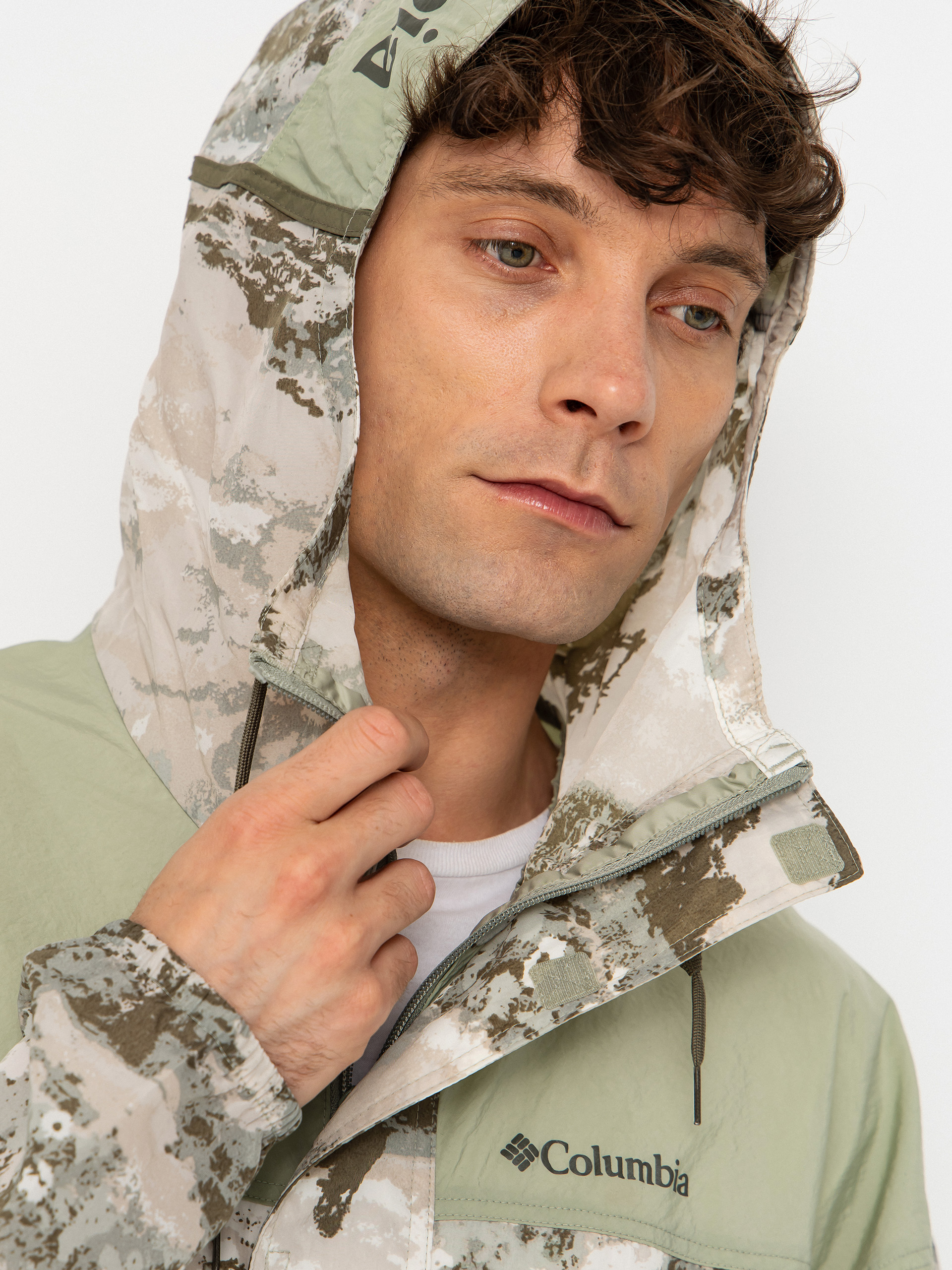 Geacă Columbia Challenger II Novelty Windbreaker (safari fieldaze/safari)