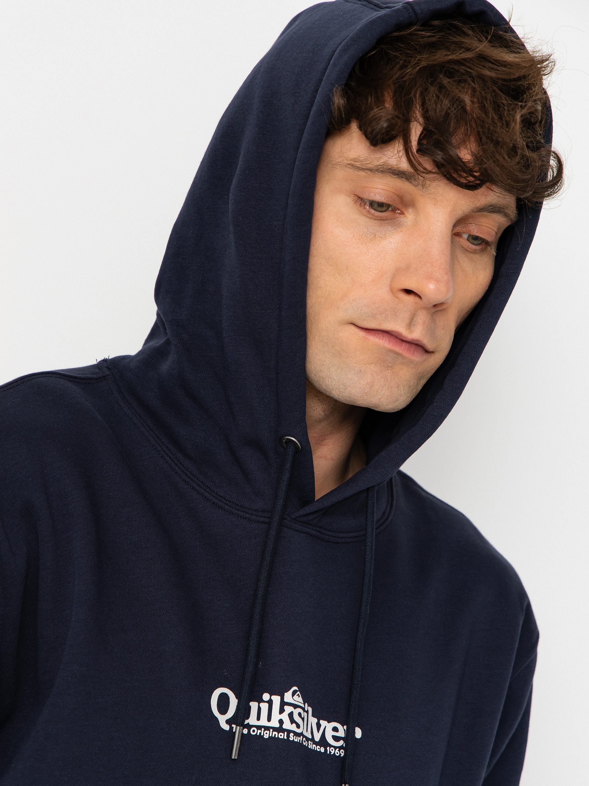 Hanorac cu glugă Quiksilver Fineline HD (dark navy)