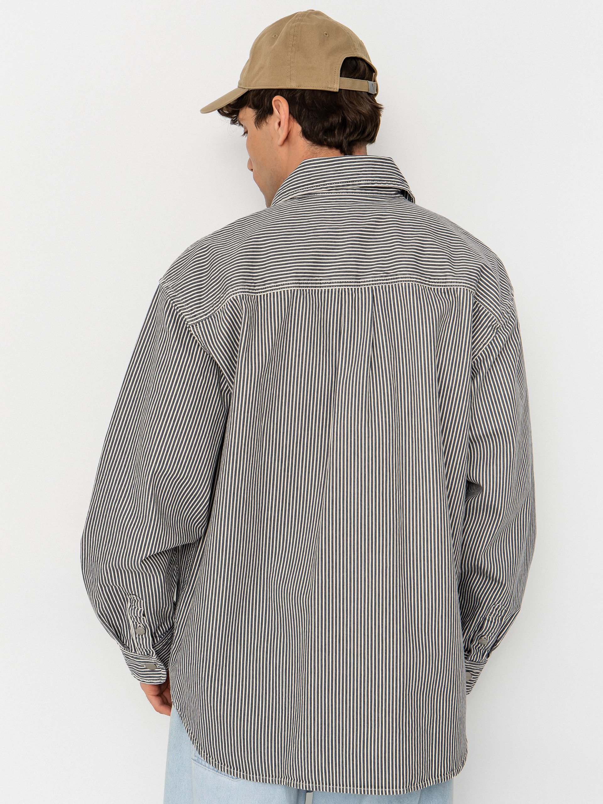 Geacă Carhartt WIP Mercer (mercer stripe/graphite/wax)