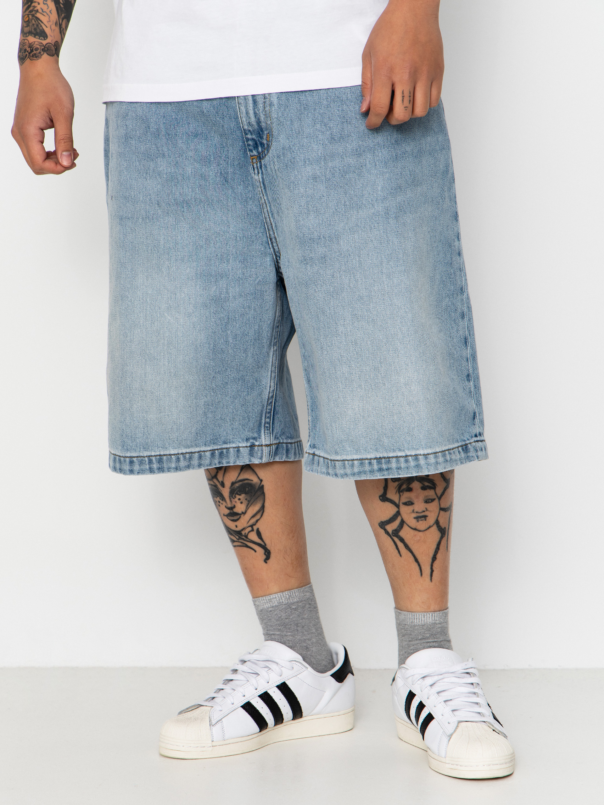 Pantaloni scuru021bi Carhartt WIP Brandon (blue heavy worn bleached)