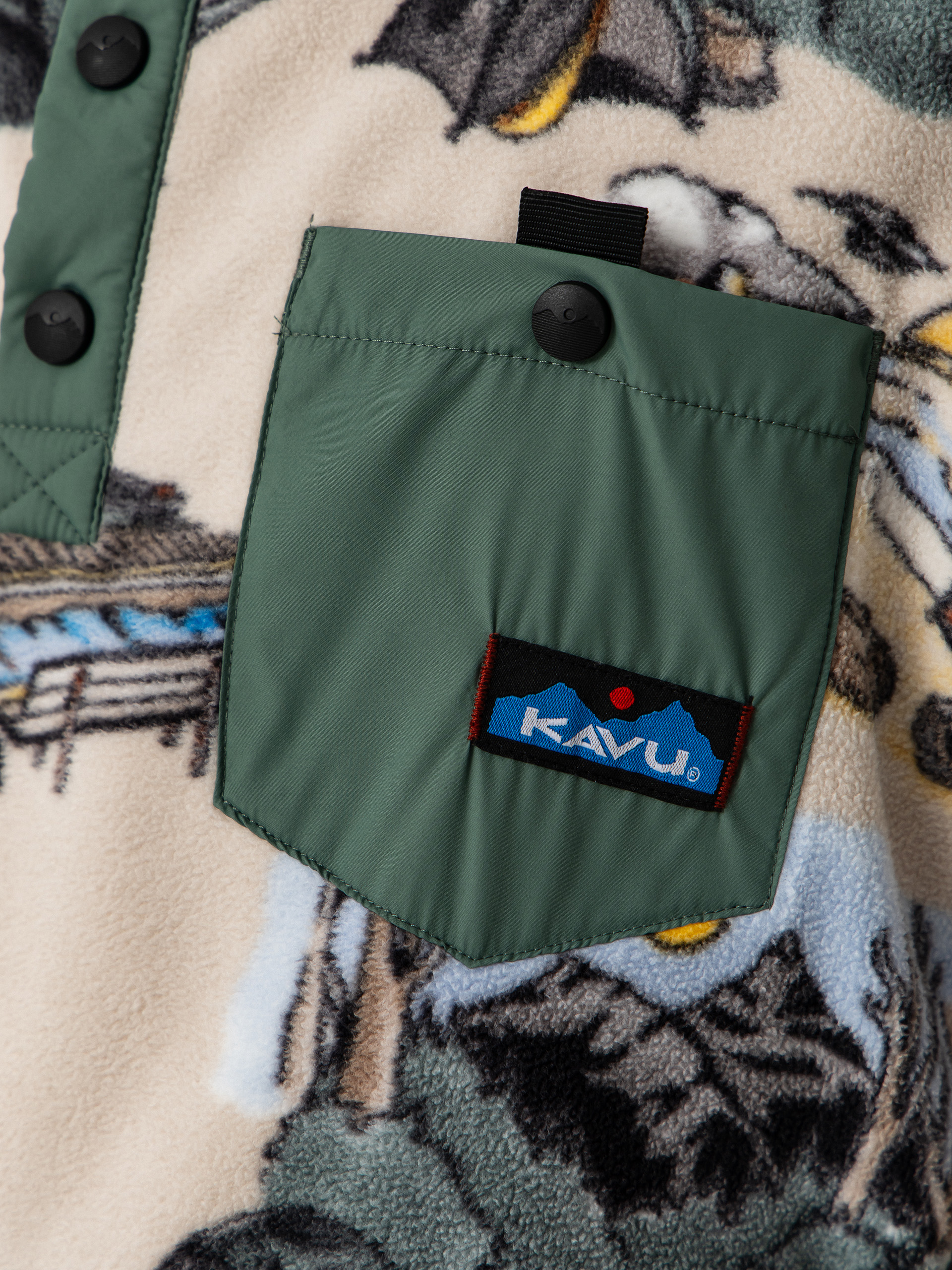 Pentru bărbați Hanorac din fleece Kavu Teannaway (places to be)