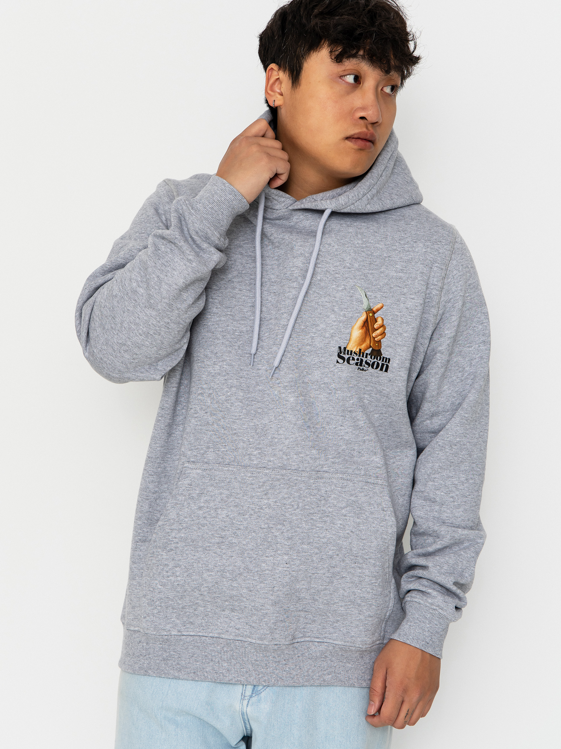 Hanorac cu glugă Palto Mushroom Hunter HD (grey)
