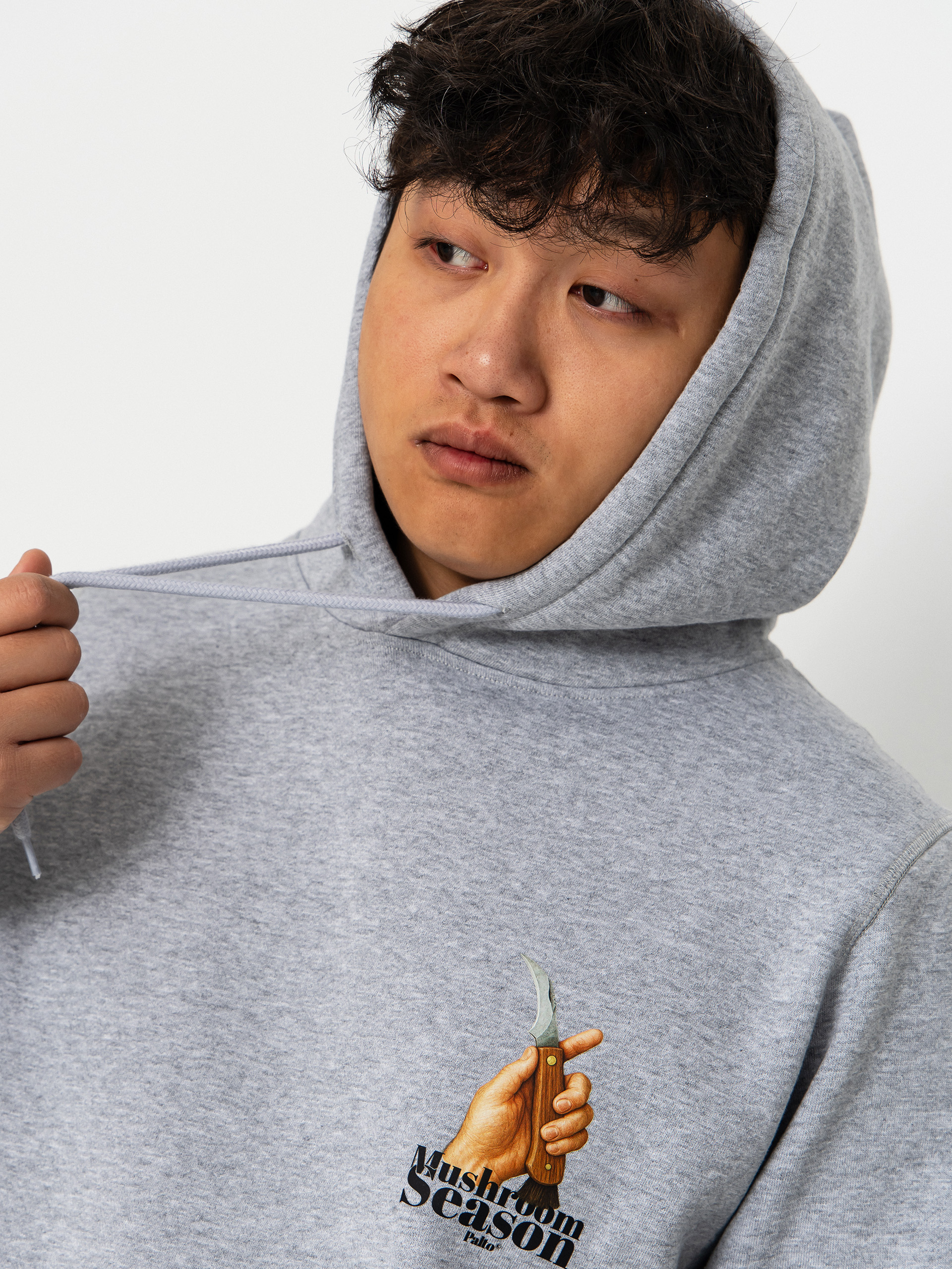 Hanorac cu glugă Palto Mushroom Hunter HD (grey)