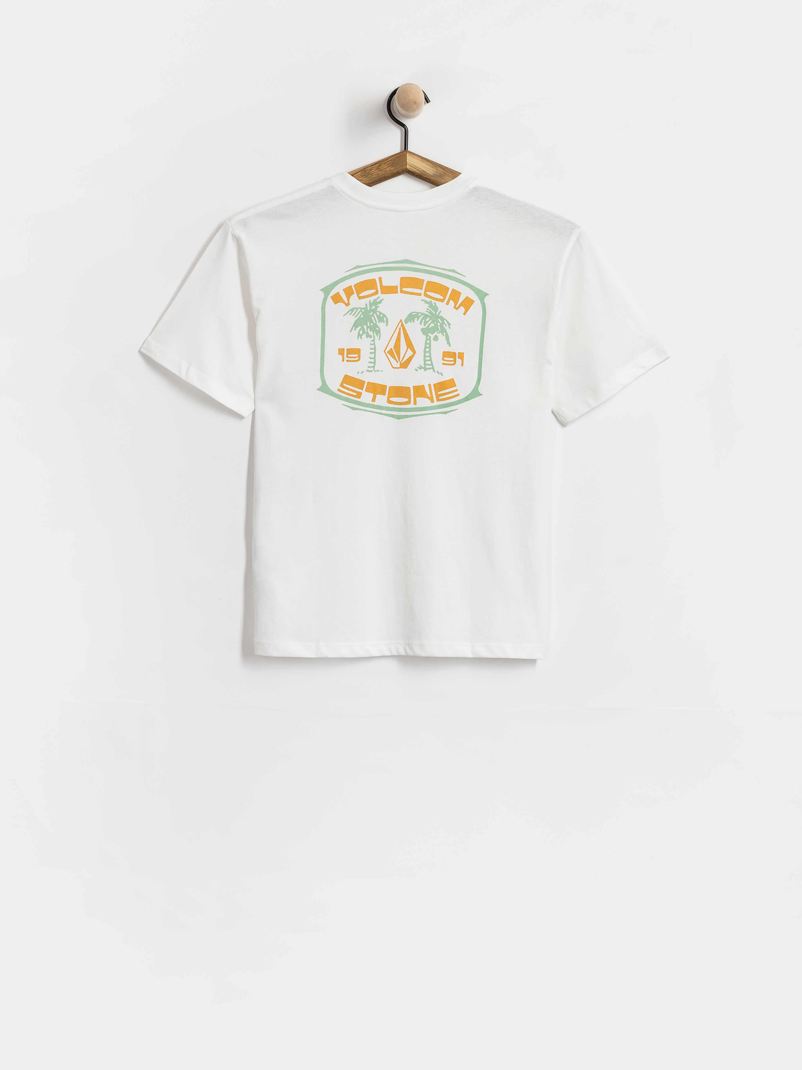 Tricou Volcom 91 Palm Bsc JR (white)