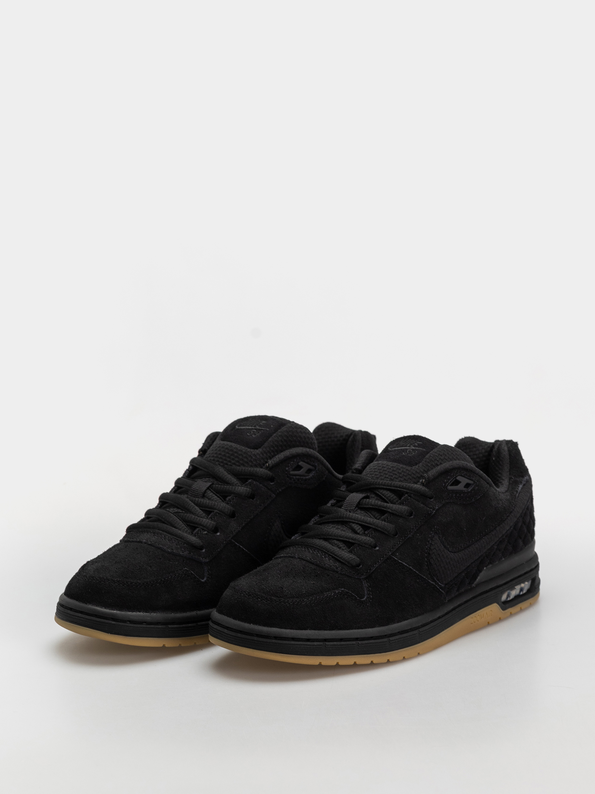 Pantofi Nike SB Paul Rodriguez Zoom Air Low (black/black/black/gum light brown)