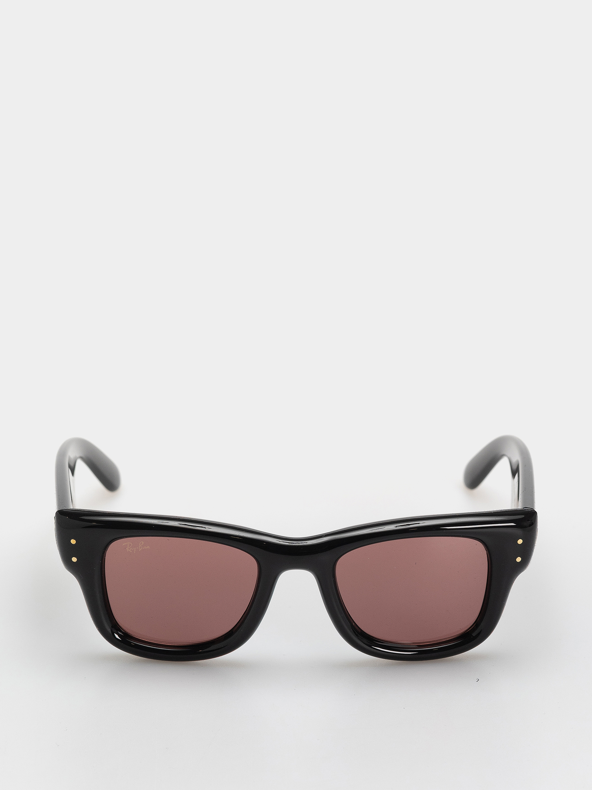 Ochelari de soare Ray-Ban Wayfarer Puffer (polerowany czarny/ciemnofioletowe)