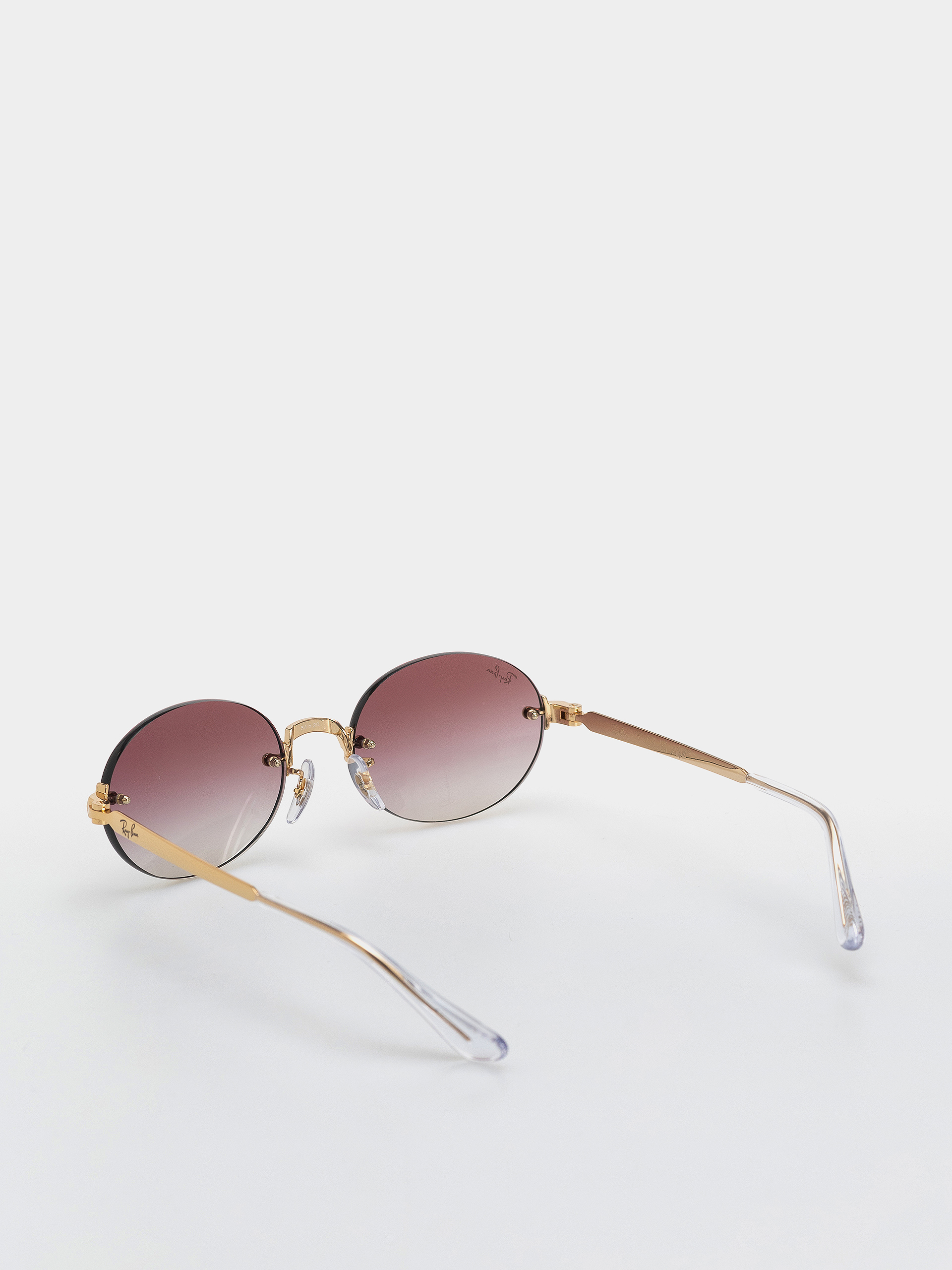 Ochelari de soare Ray-Ban Rb3929 By A$Ap Rocky (polerowany złoto arista/przezroczysty ciemnopurpurowy gradalny)