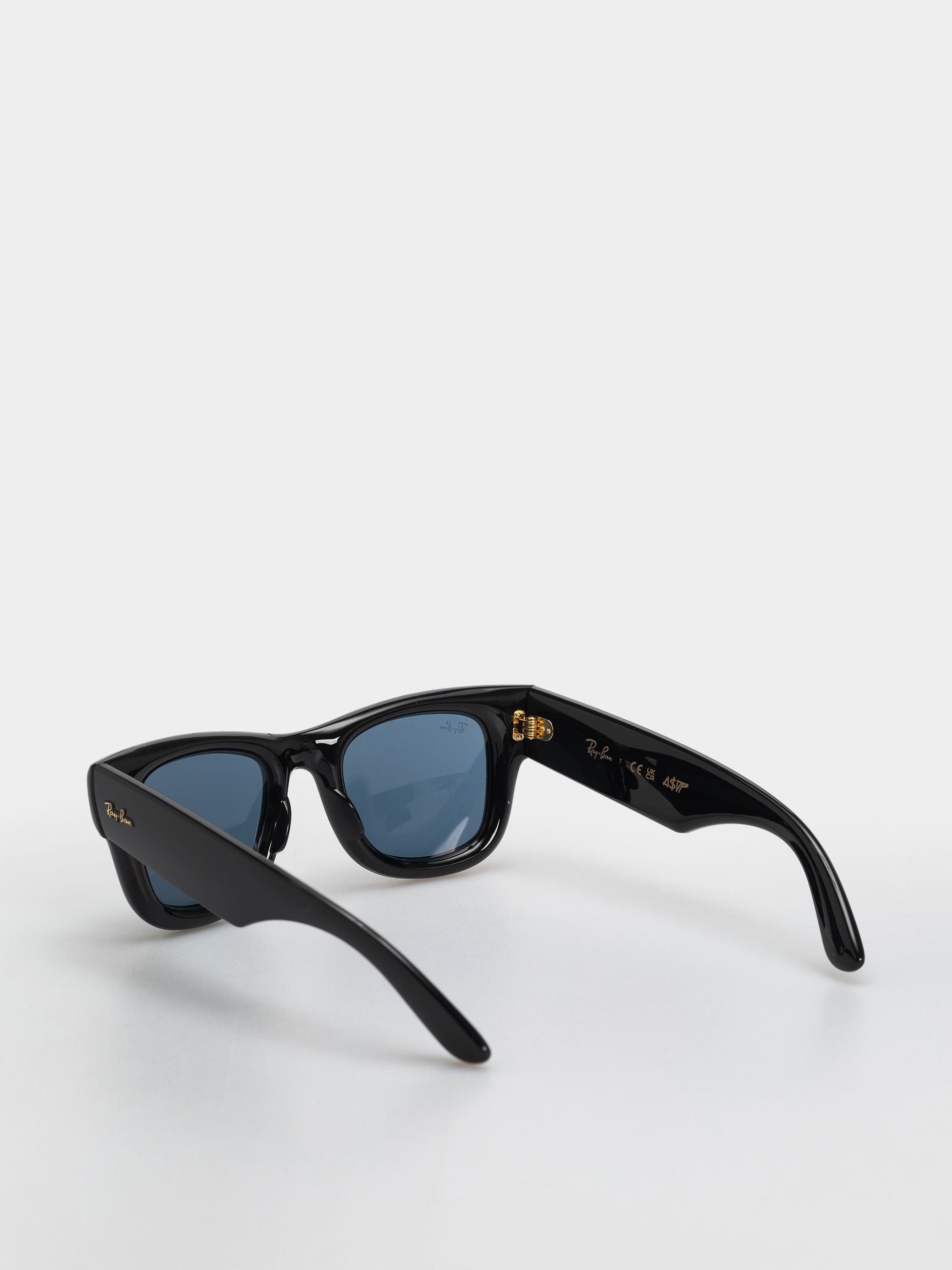 Ochelari de soare Ray-Ban Wayfarer Puffer (polerowany czarny/ciemnoniebieski)