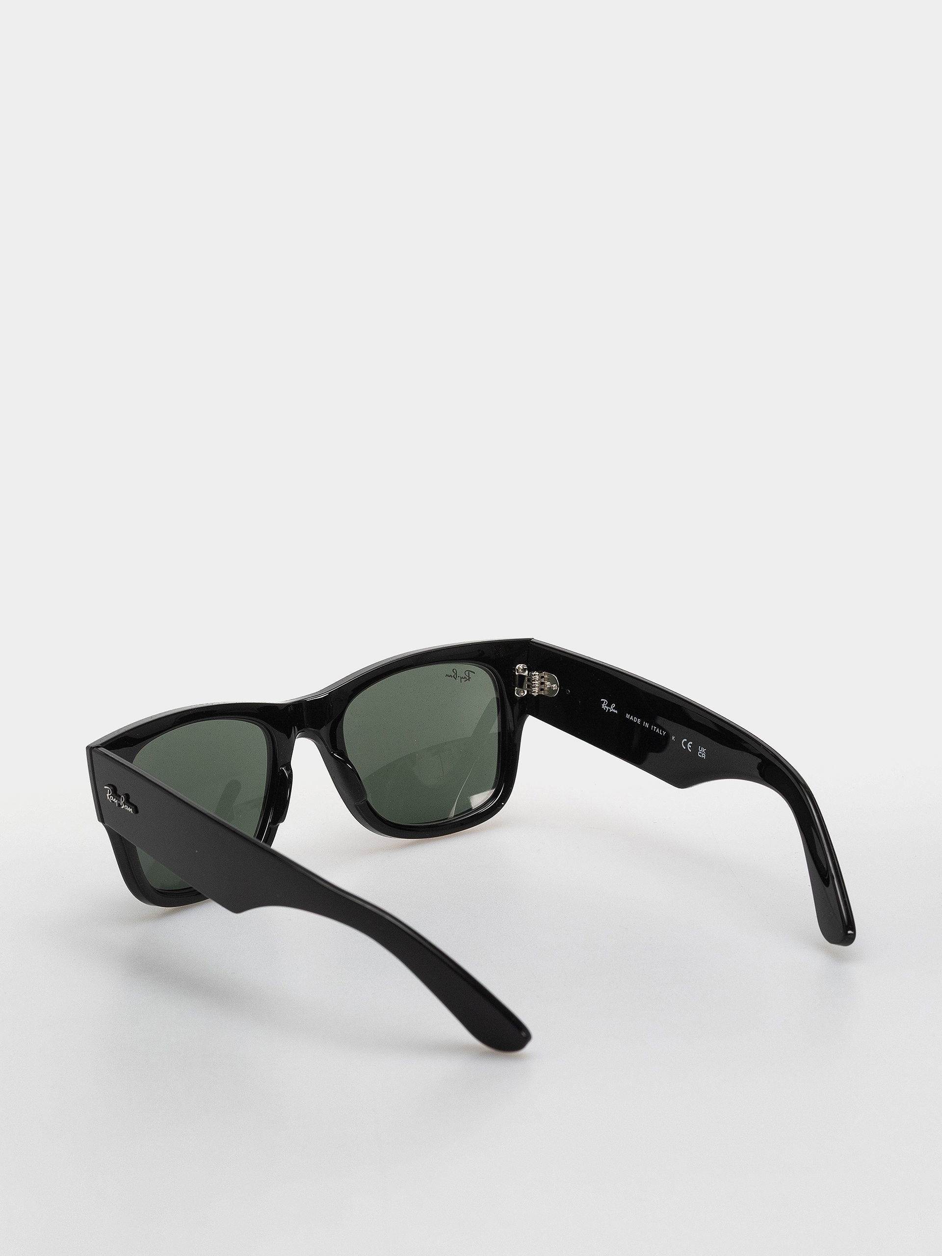 Ochelari de soare Ray-Ban Mega Wayfarer (polerowany czarny/zielony)
