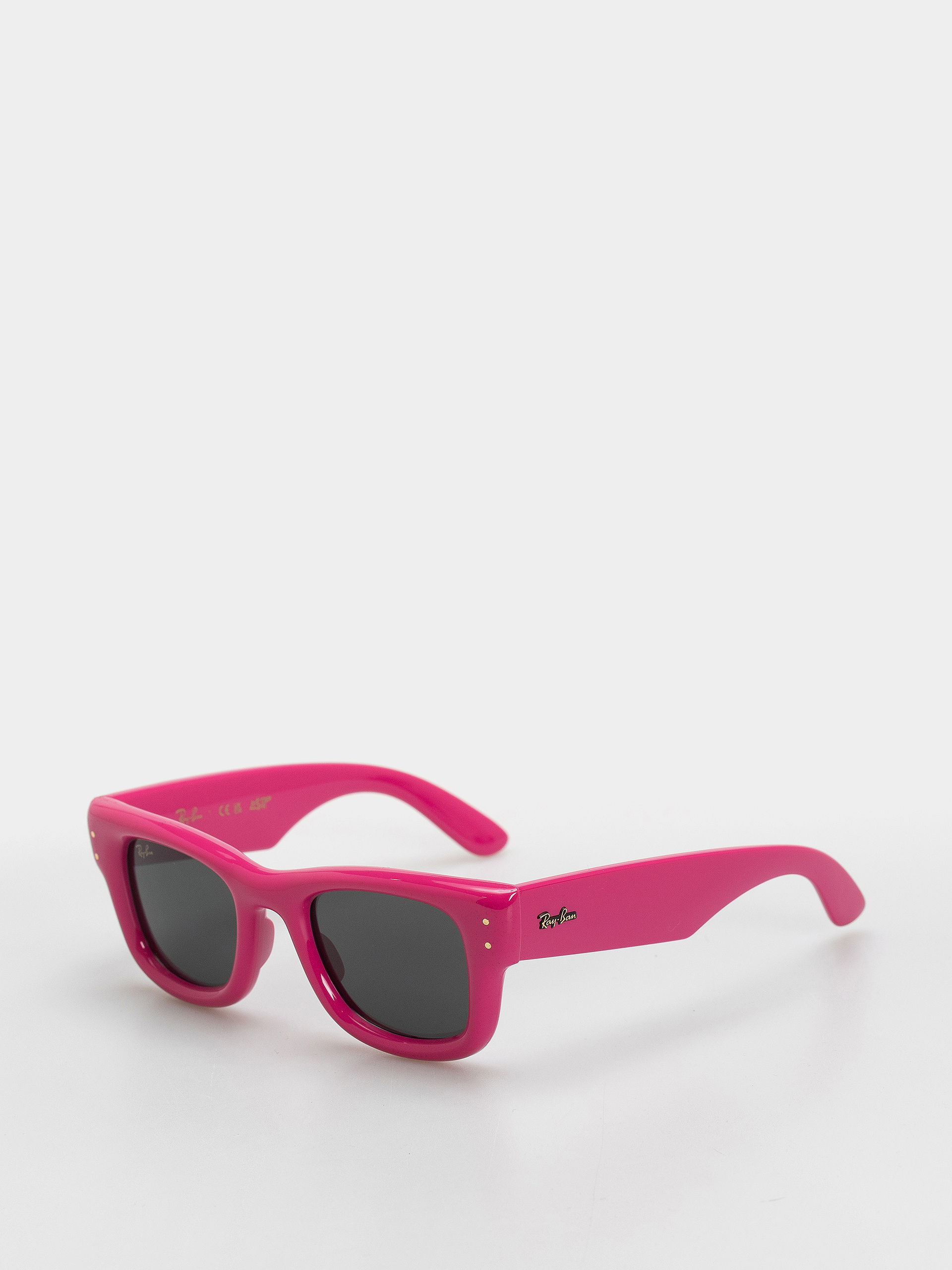 Ochelari de soare Ray-Ban Wayfarer Puffer (polerowany fuksja/ultra czarny)
