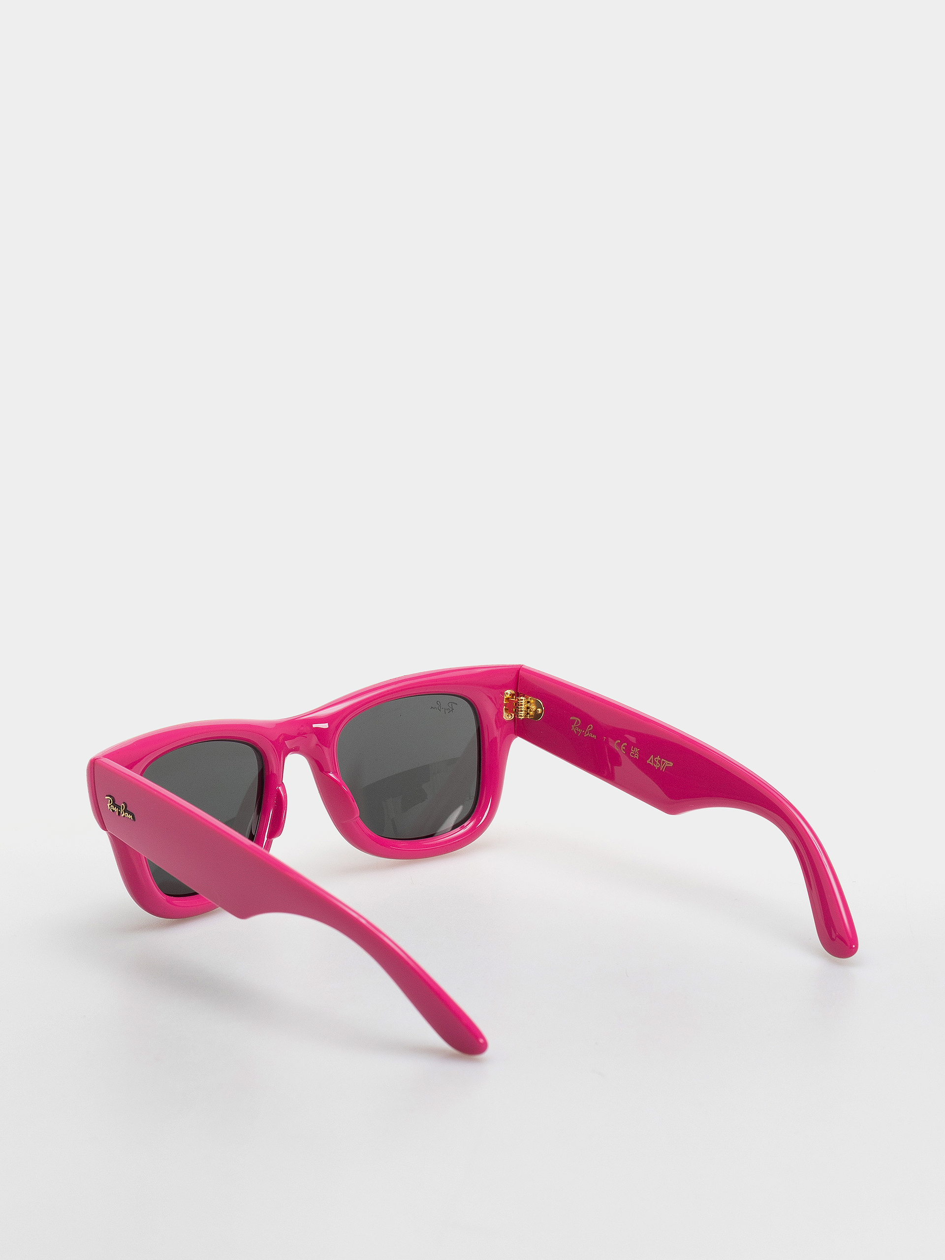 Ochelari de soare Ray-Ban Wayfarer Puffer (polerowany fuksja/ultra czarny)