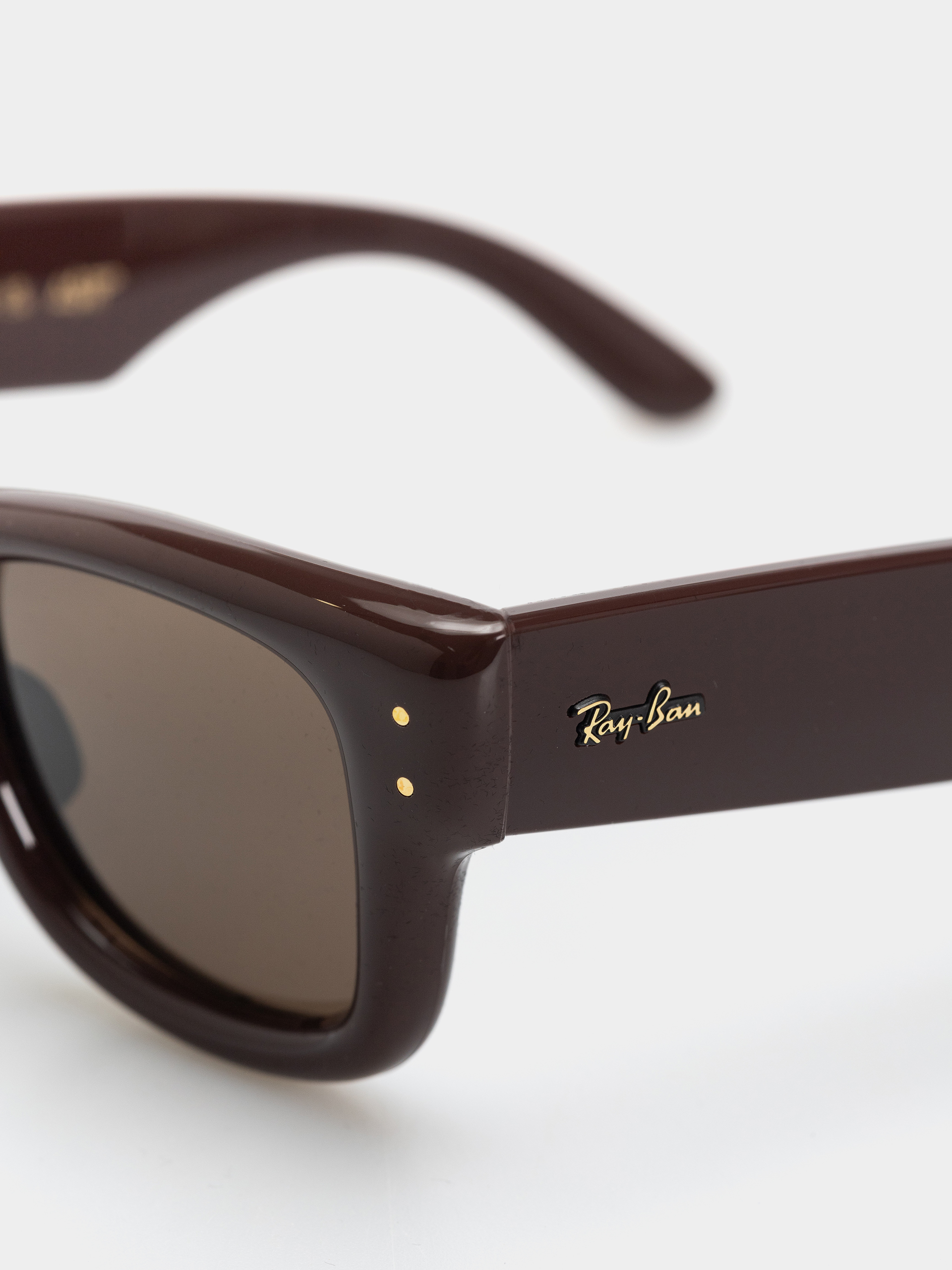 Ochelari de soare Ray-Ban Wayfarer Puffer (polerowany ciemnobrązowy/ciemnobrązowy)