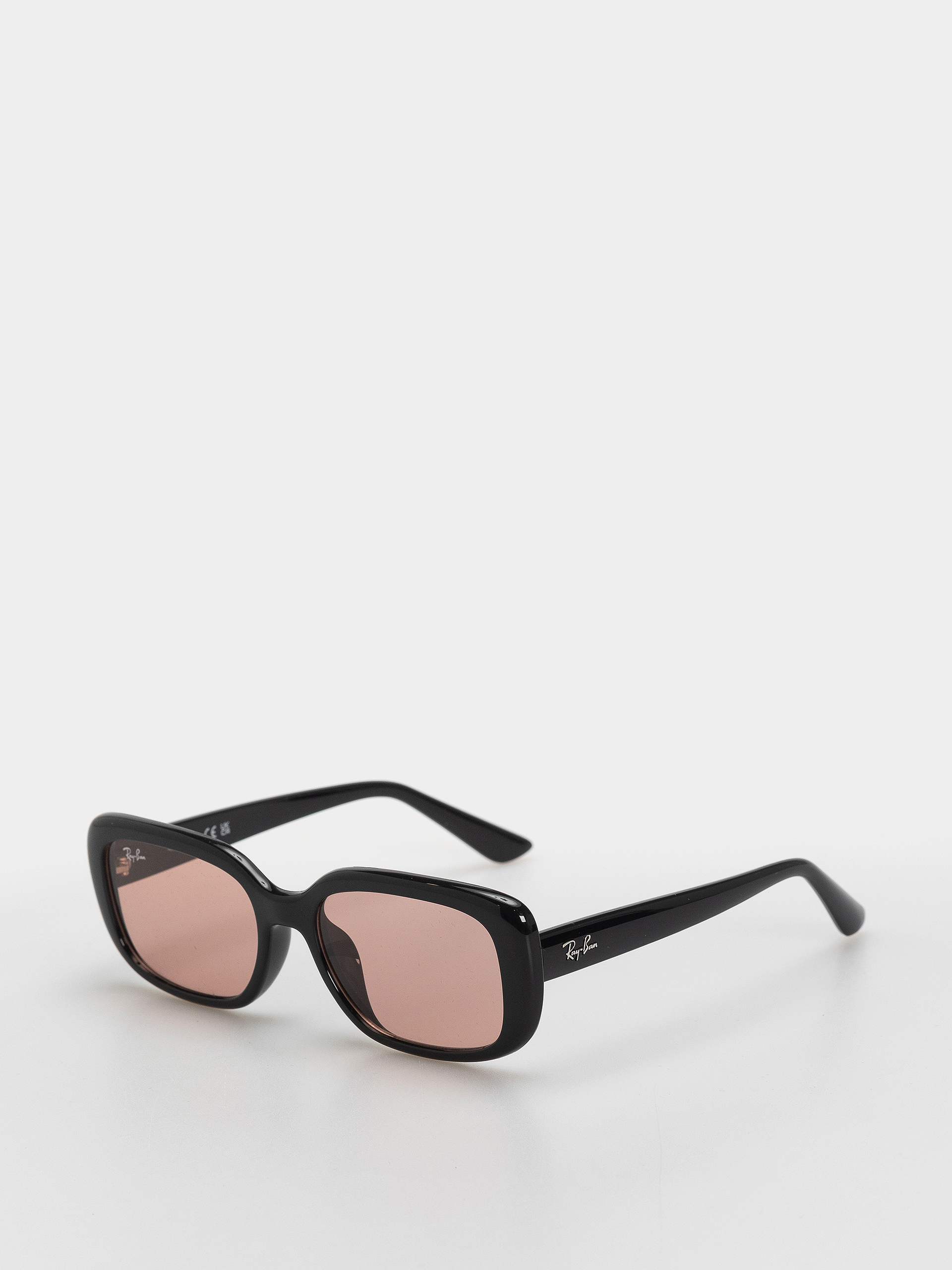 Ochelari de soare Ray-Ban Rb4421D (polerowany czarny/ciemnoróżowe)