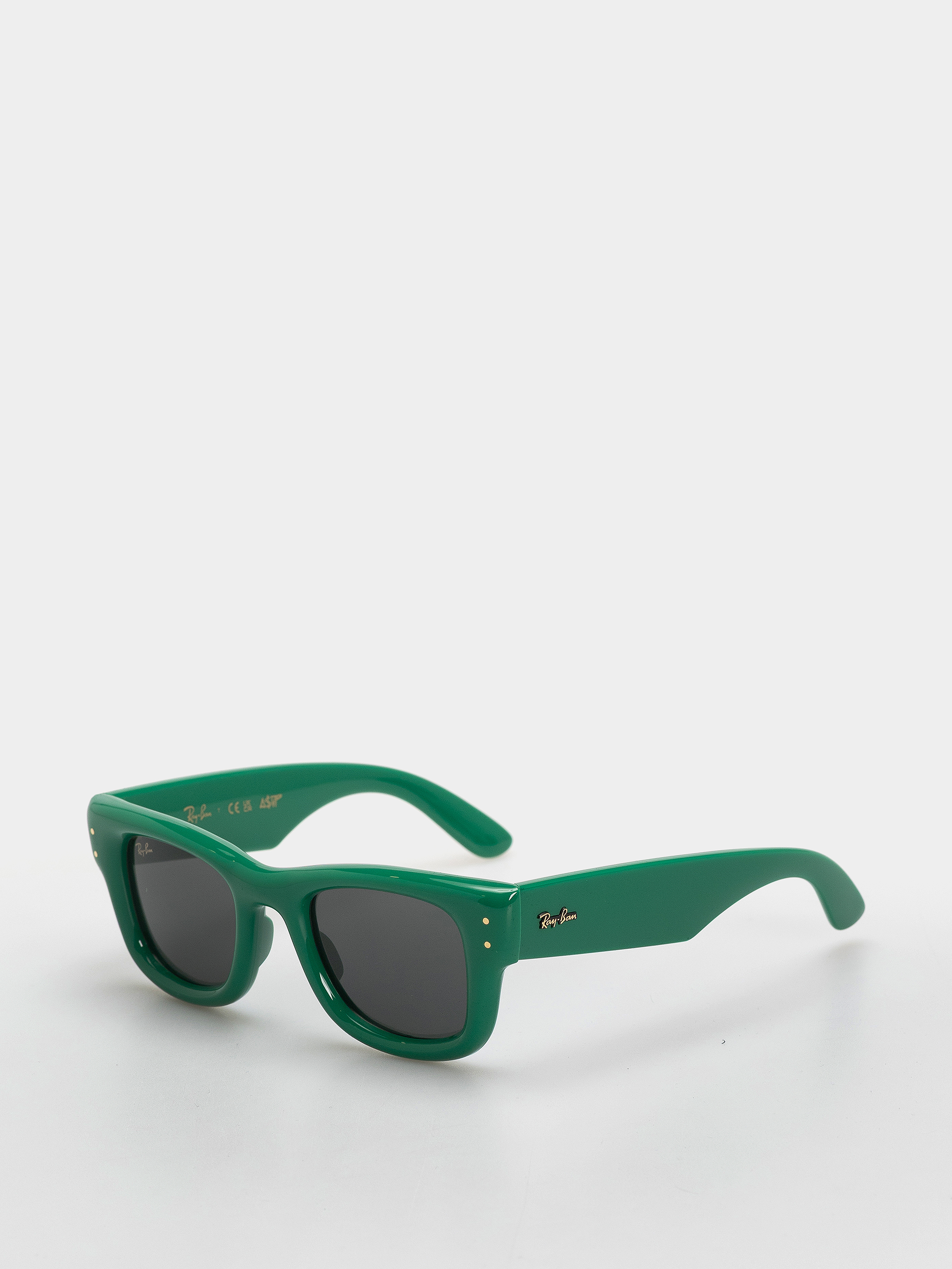 Ochelari de soare Ray-Ban Wayfarer Puffer (polerowany zielony/ultra czarny)