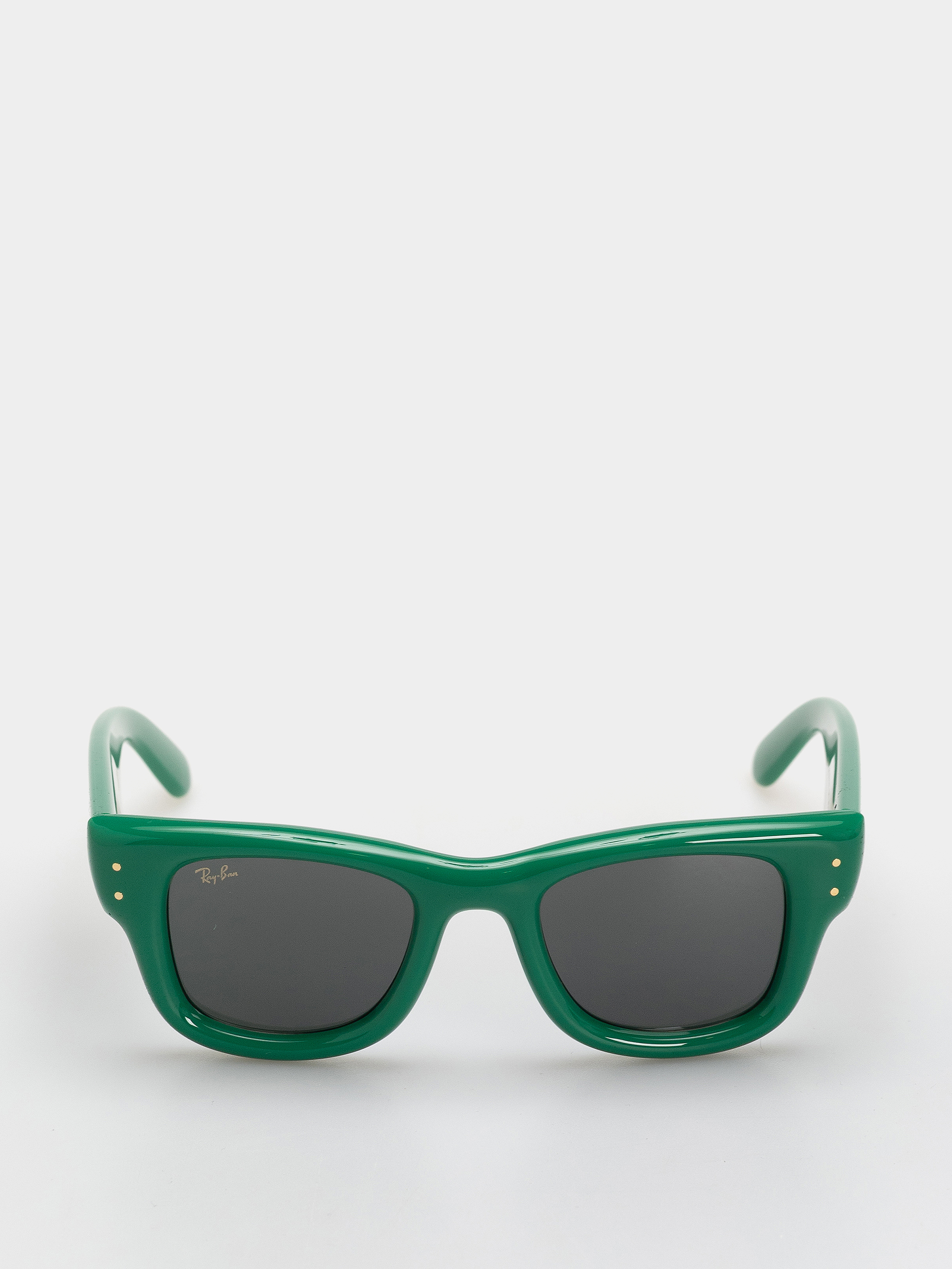 Ochelari de soare Ray-Ban Wayfarer Puffer (polerowany zielony/ultra czarny)