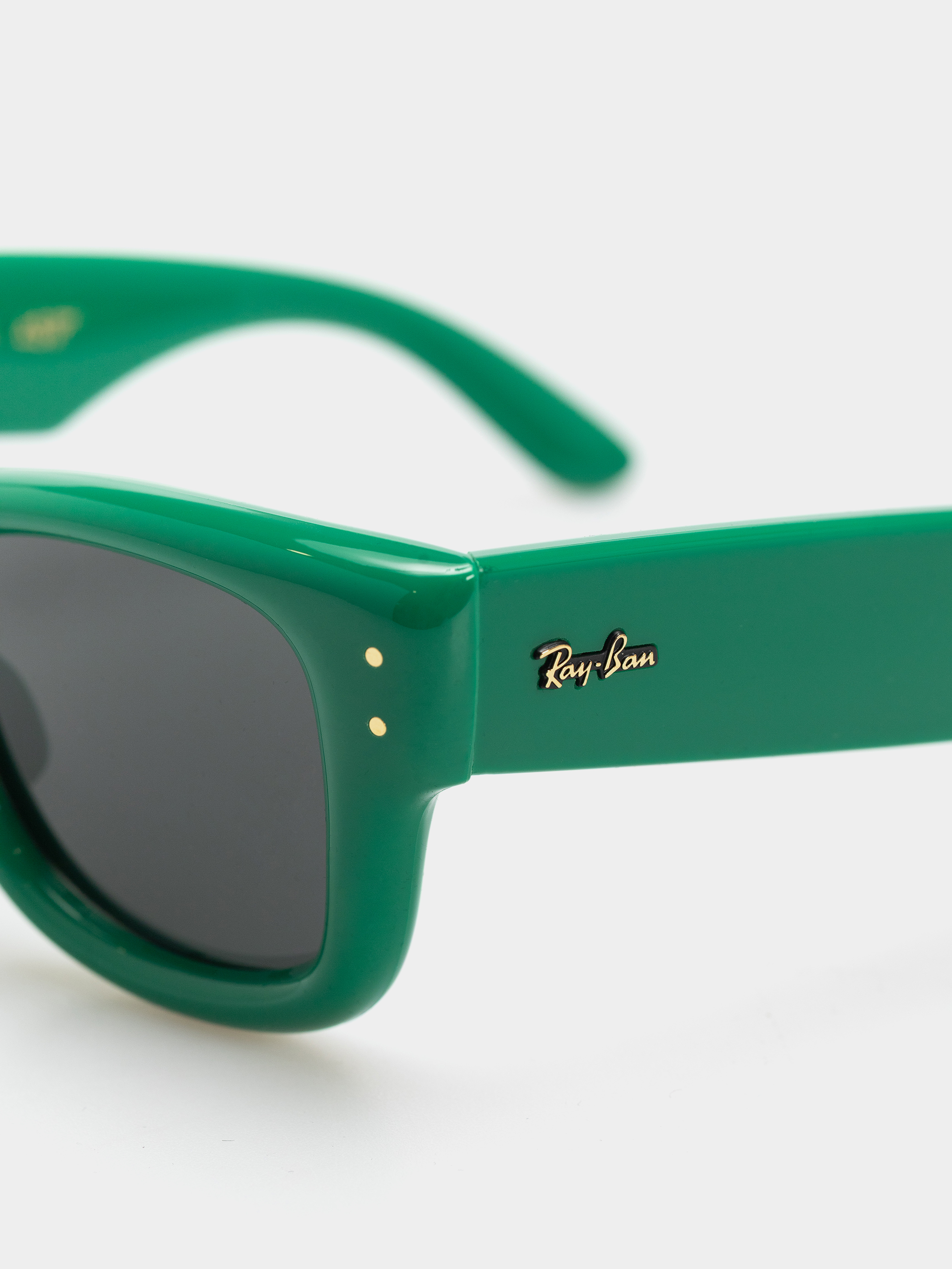 Ochelari de soare Ray-Ban Wayfarer Puffer (polerowany zielony/ultra czarny)
