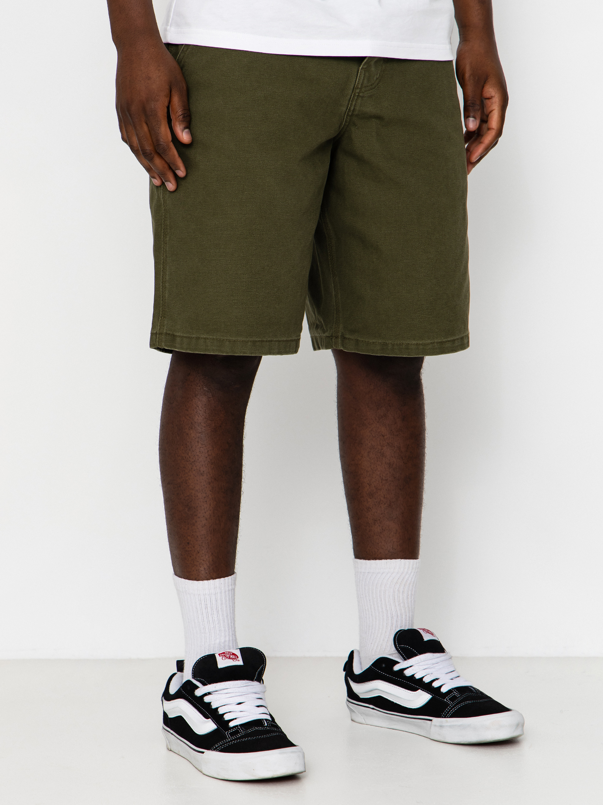 Pantaloni scurți Vans Chore Loose (mossy olive)