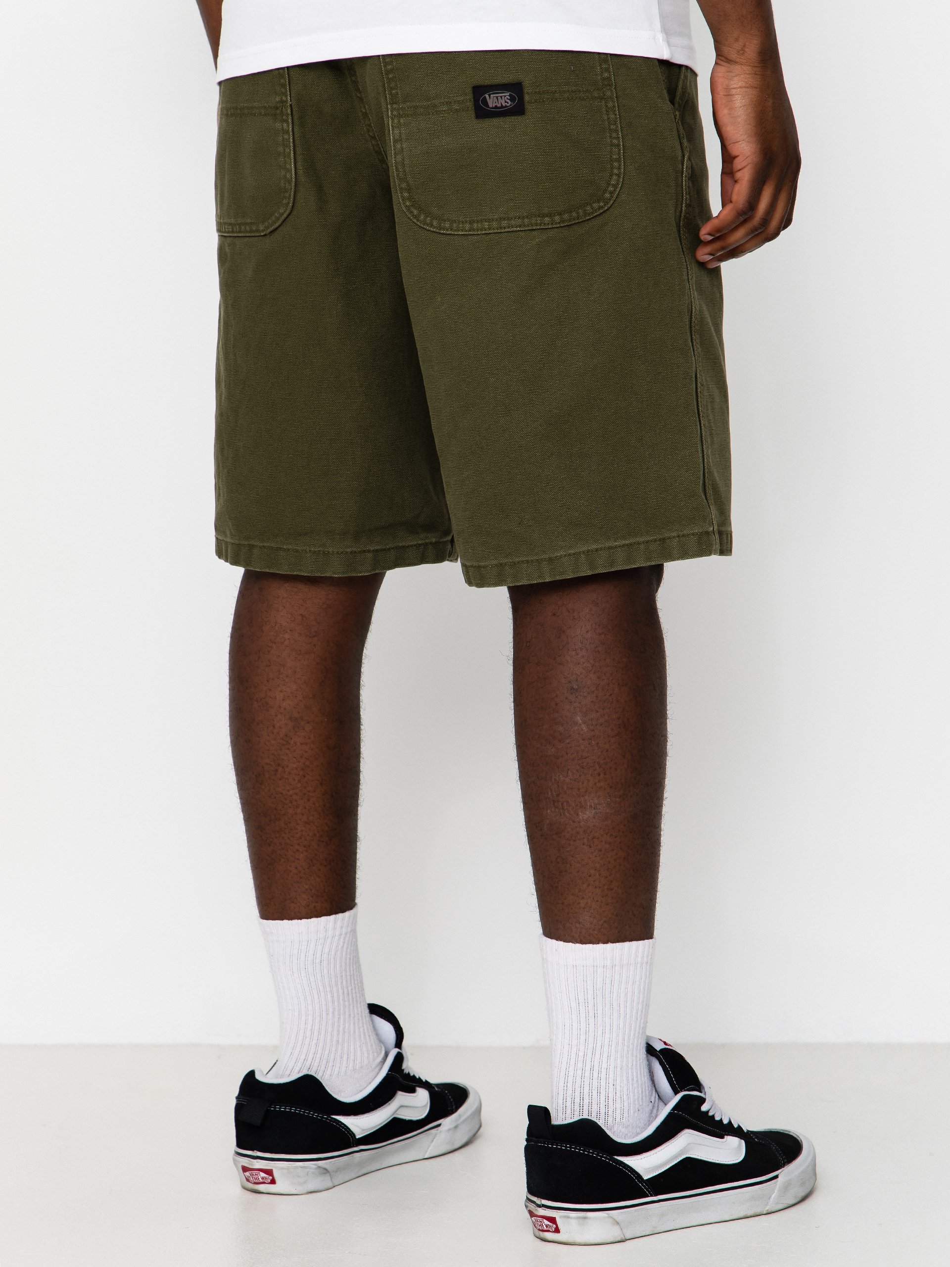 Pantaloni scurți Vans Chore Loose (mossy olive)
