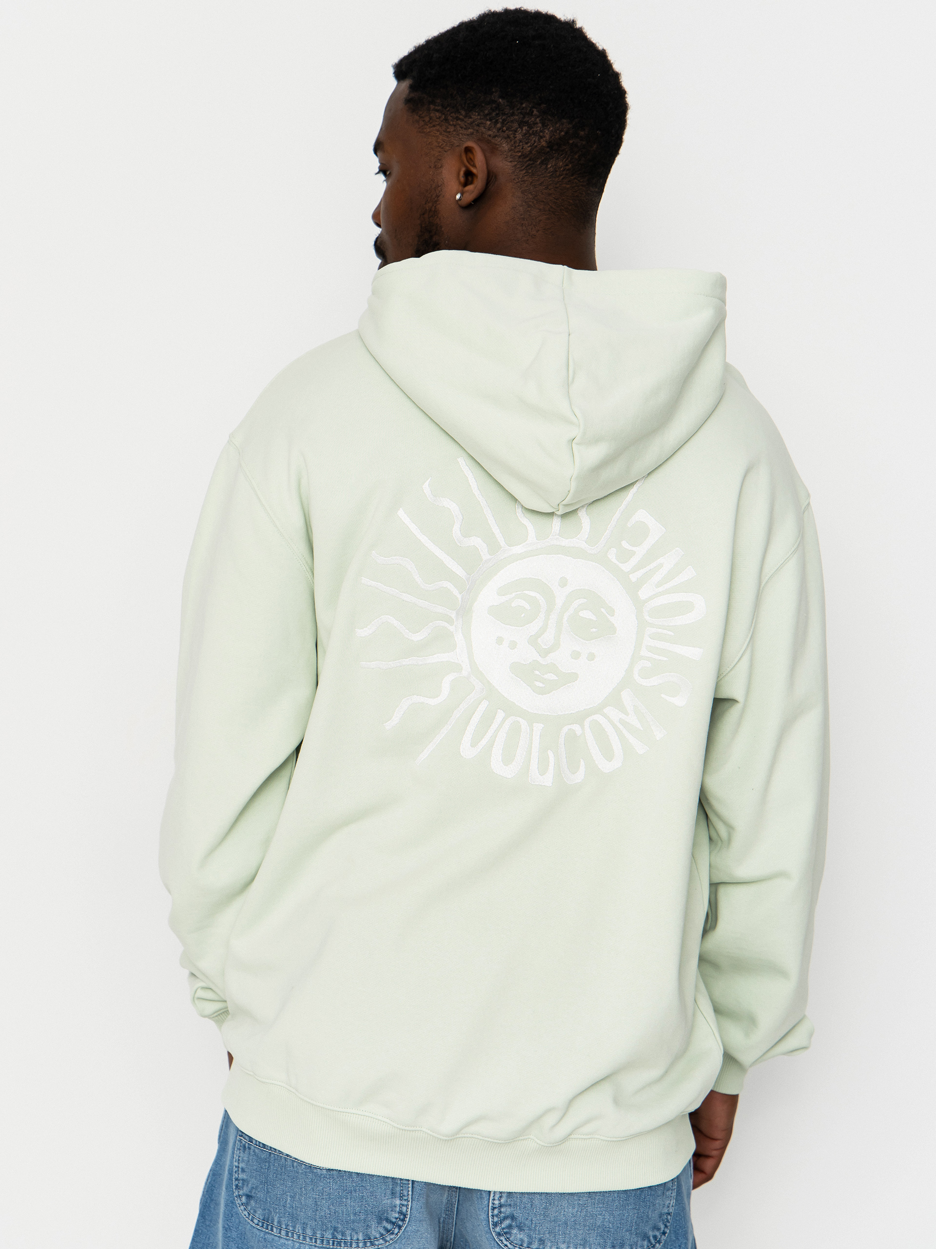 Hanorac cu glugu0103 Volcom Handerry HD (pale aqua)