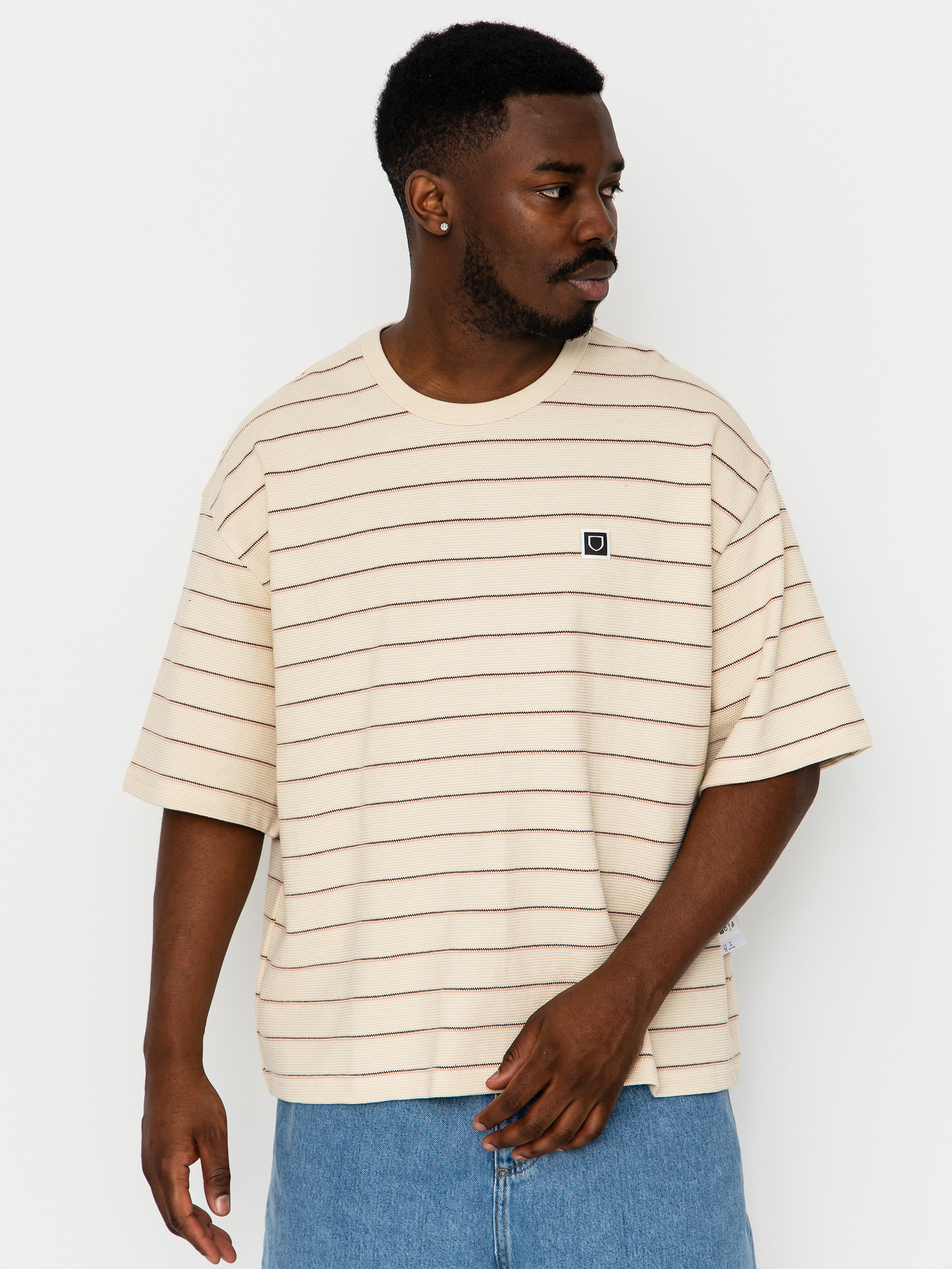 Tricou Brixton Shield Pique Boxy Knit