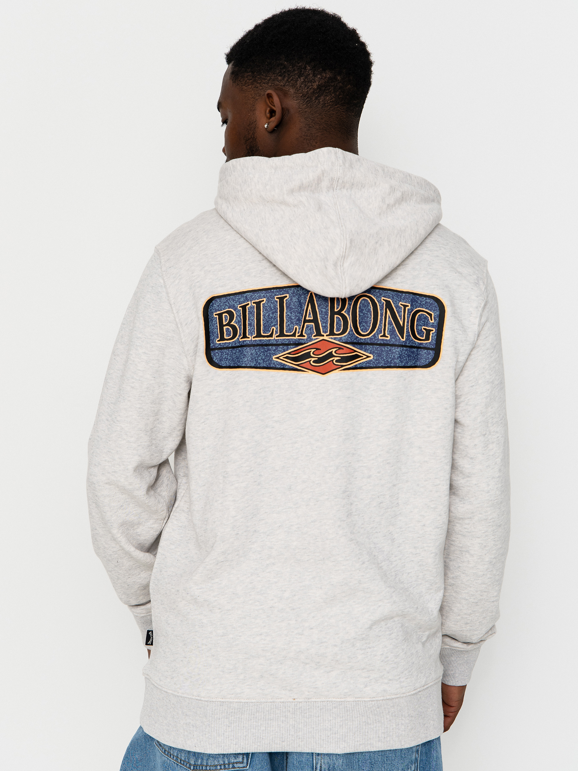Hanorac cu glugă Billabong Foundation HD (light grey heather)
